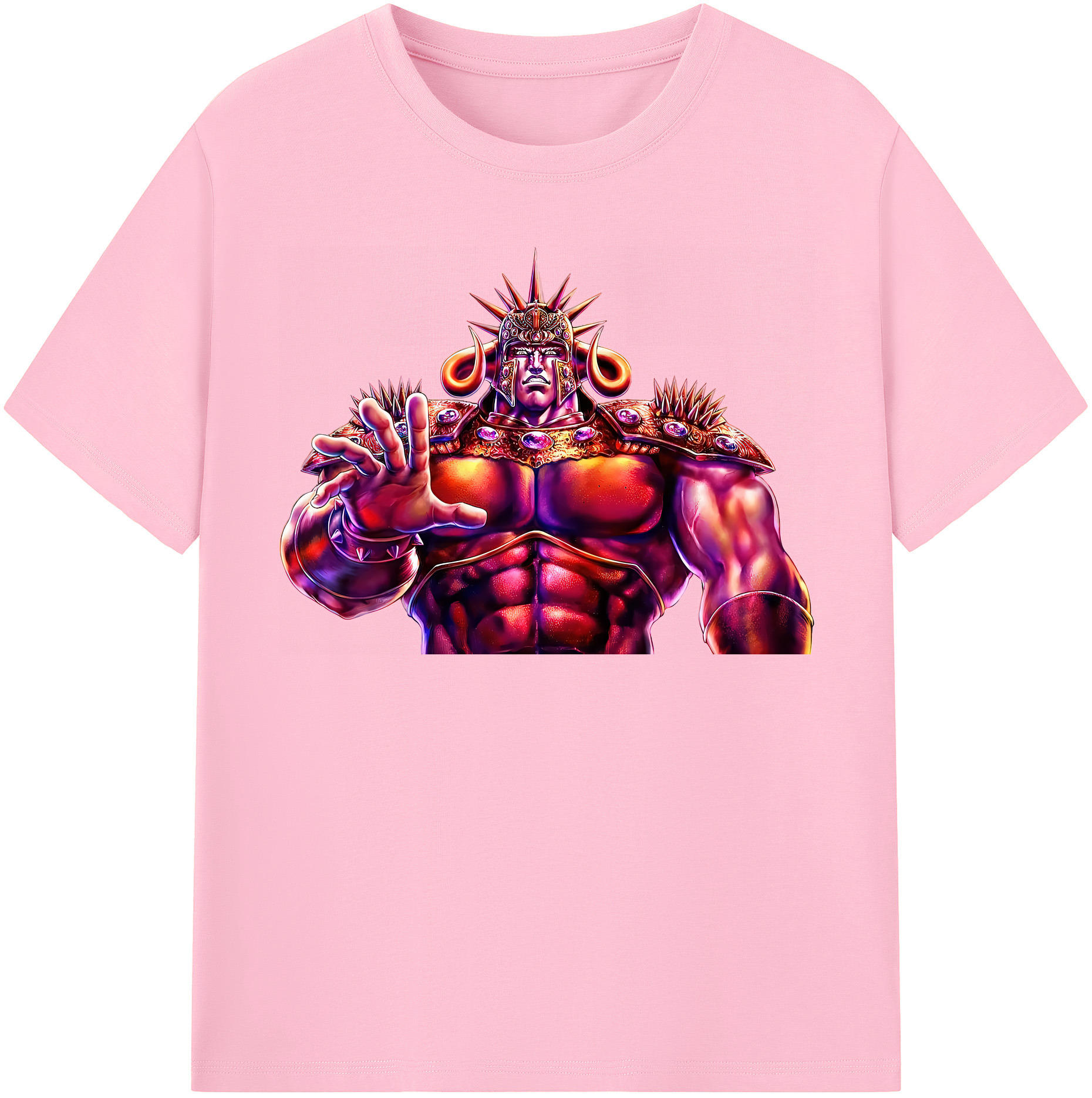（画像用） 北斗の拳 Fist of the North Star 綿100％半袖Tシャツ（フロントプリント）