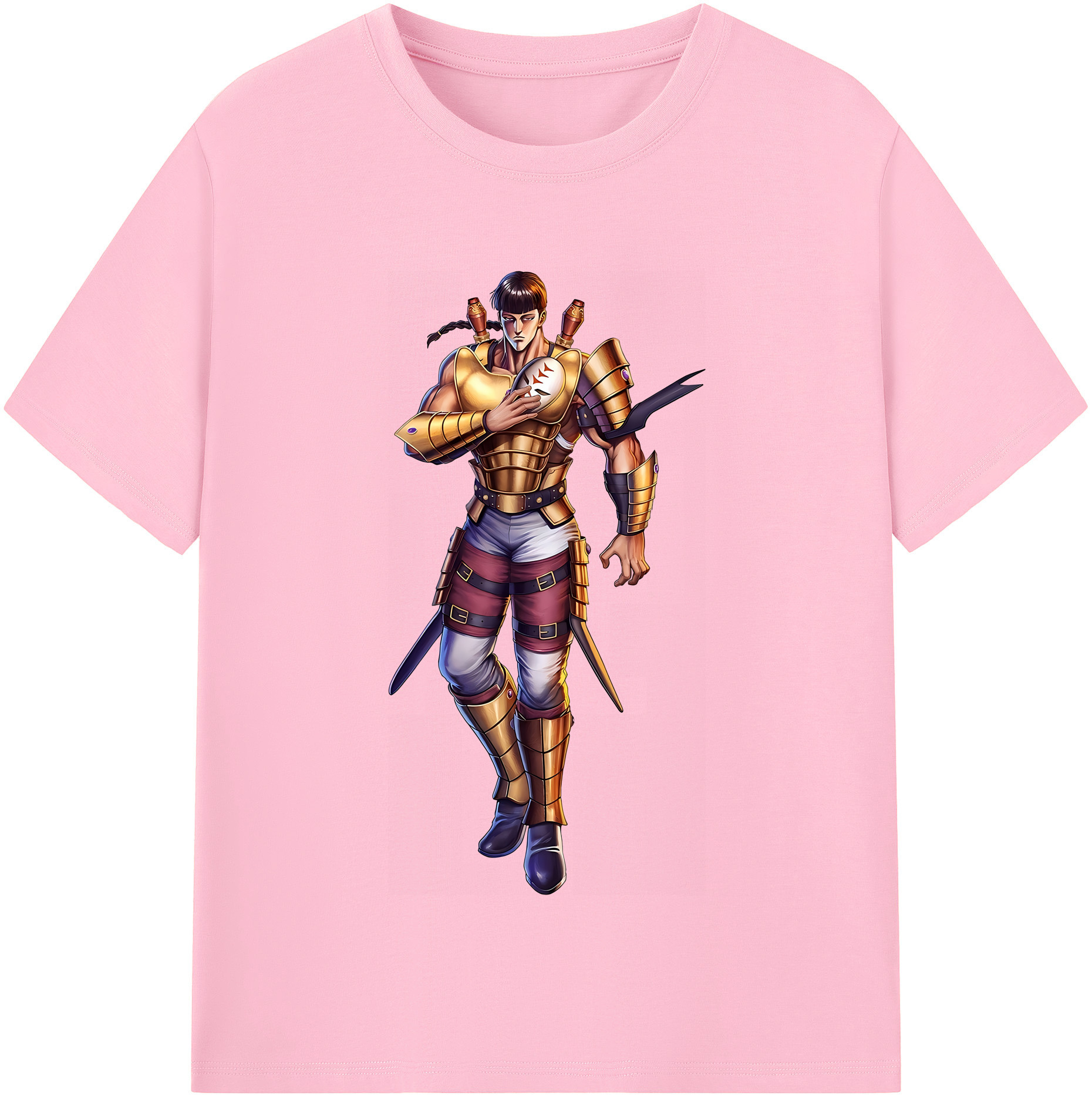 （画像用） 北斗の拳 Fist of the North Star 綿100％半袖Tシャツ（フロントプリント）