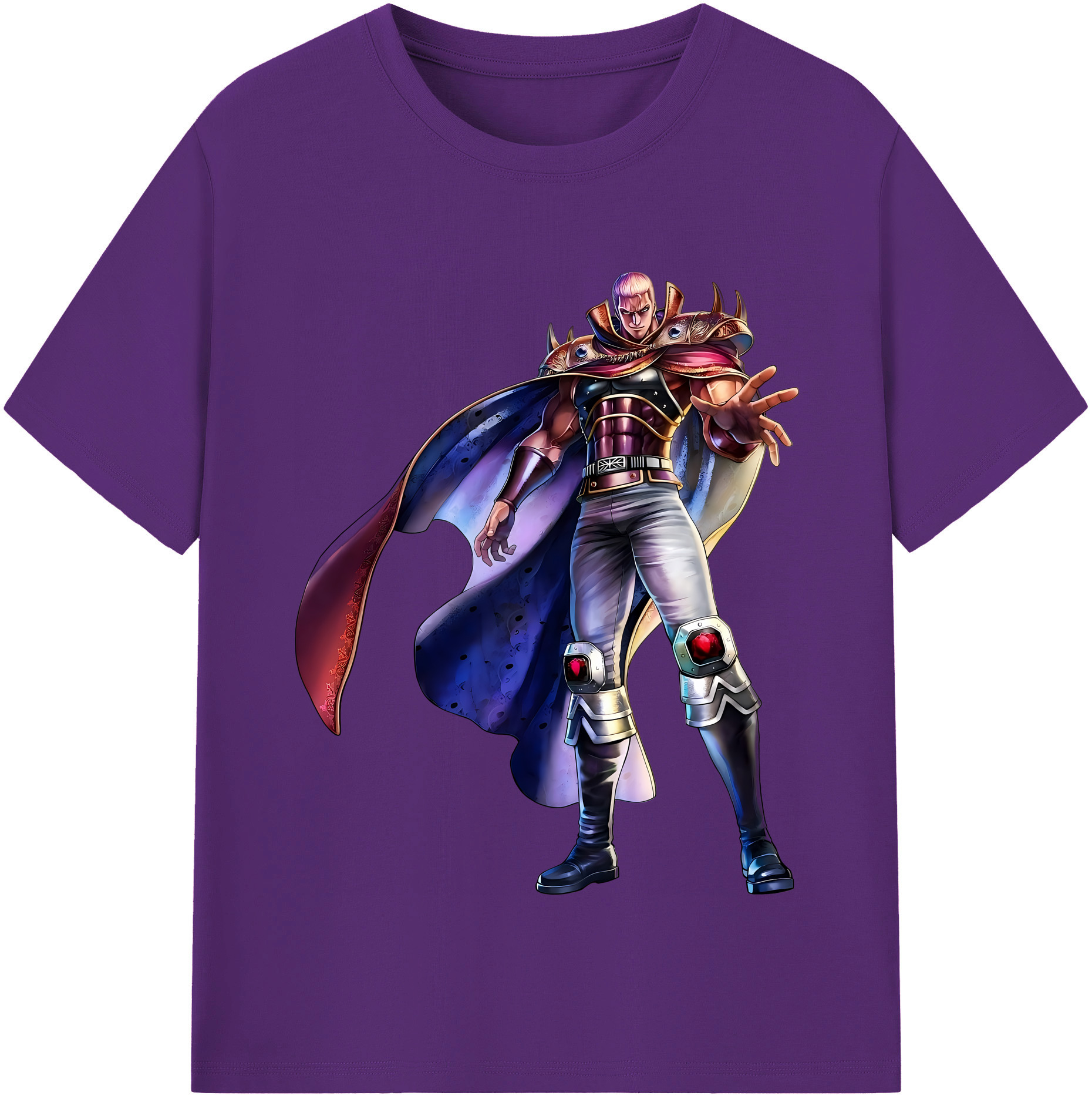 （画像用） 北斗の拳 Fist of the North Star 綿100％半袖Tシャツ（フロントプリント）