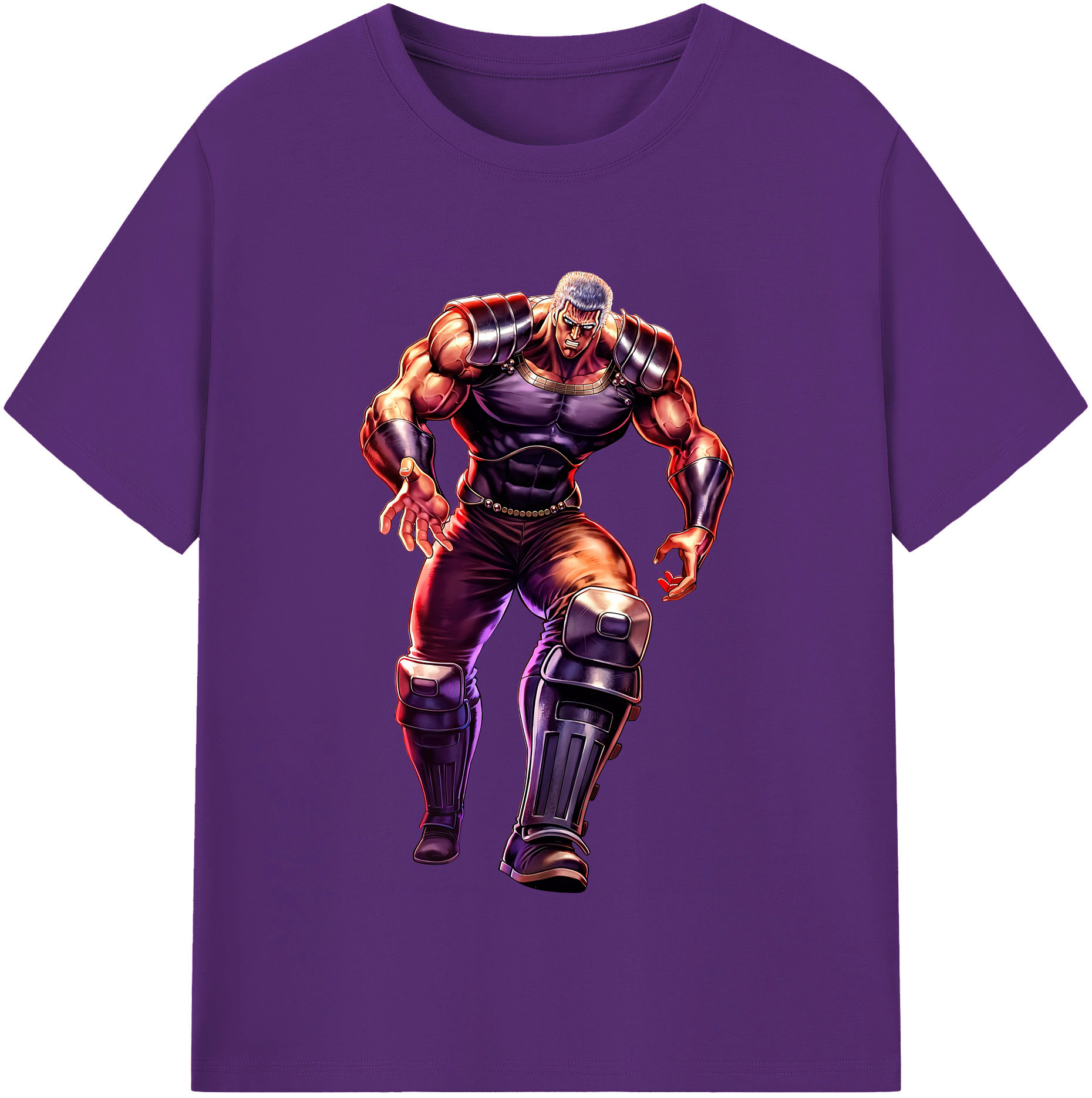 （画像用） 北斗の拳 Fist of the North Star 綿100％半袖Tシャツ（フロントプリント）