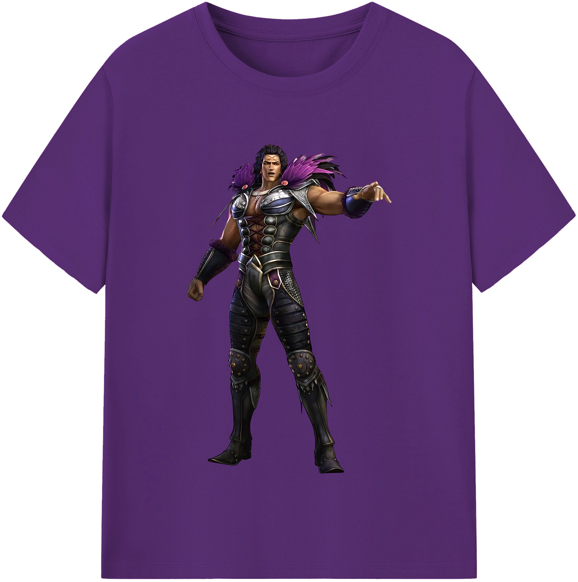 （画像用） 北斗の拳 Fist of the North Star 綿100％半袖Tシャツ（フロントプリント）
