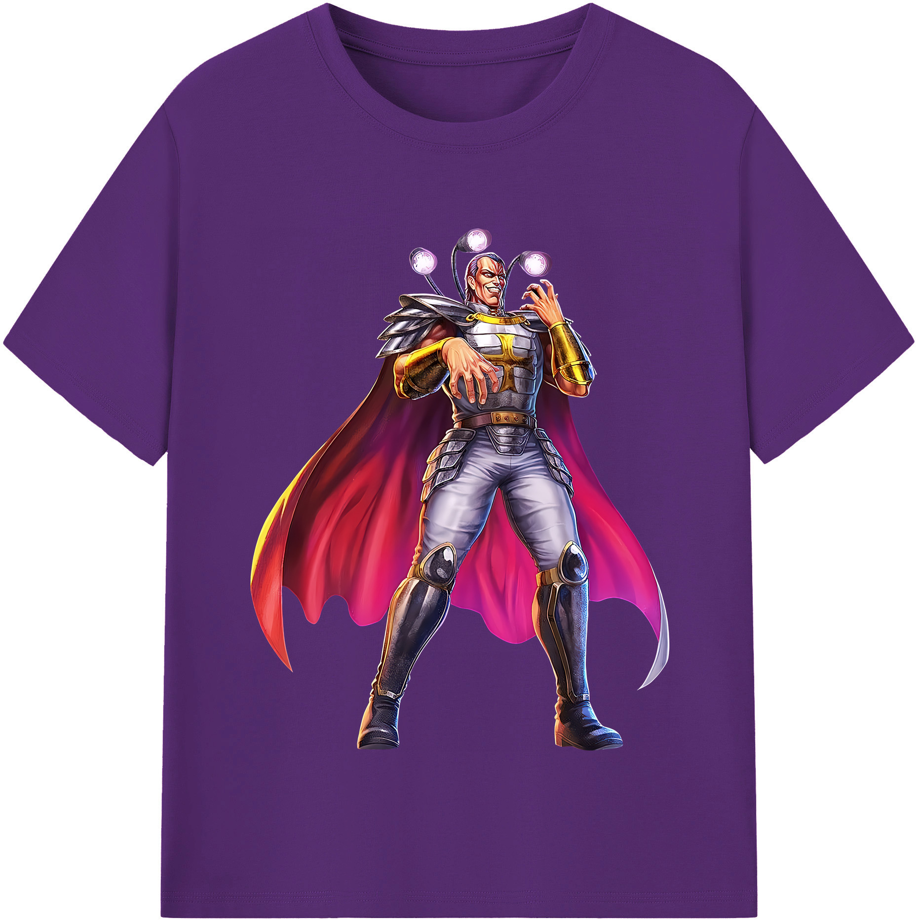 （画像用） 北斗の拳 Fist of the North Star 綿100％半袖Tシャツ（フロントプリント）