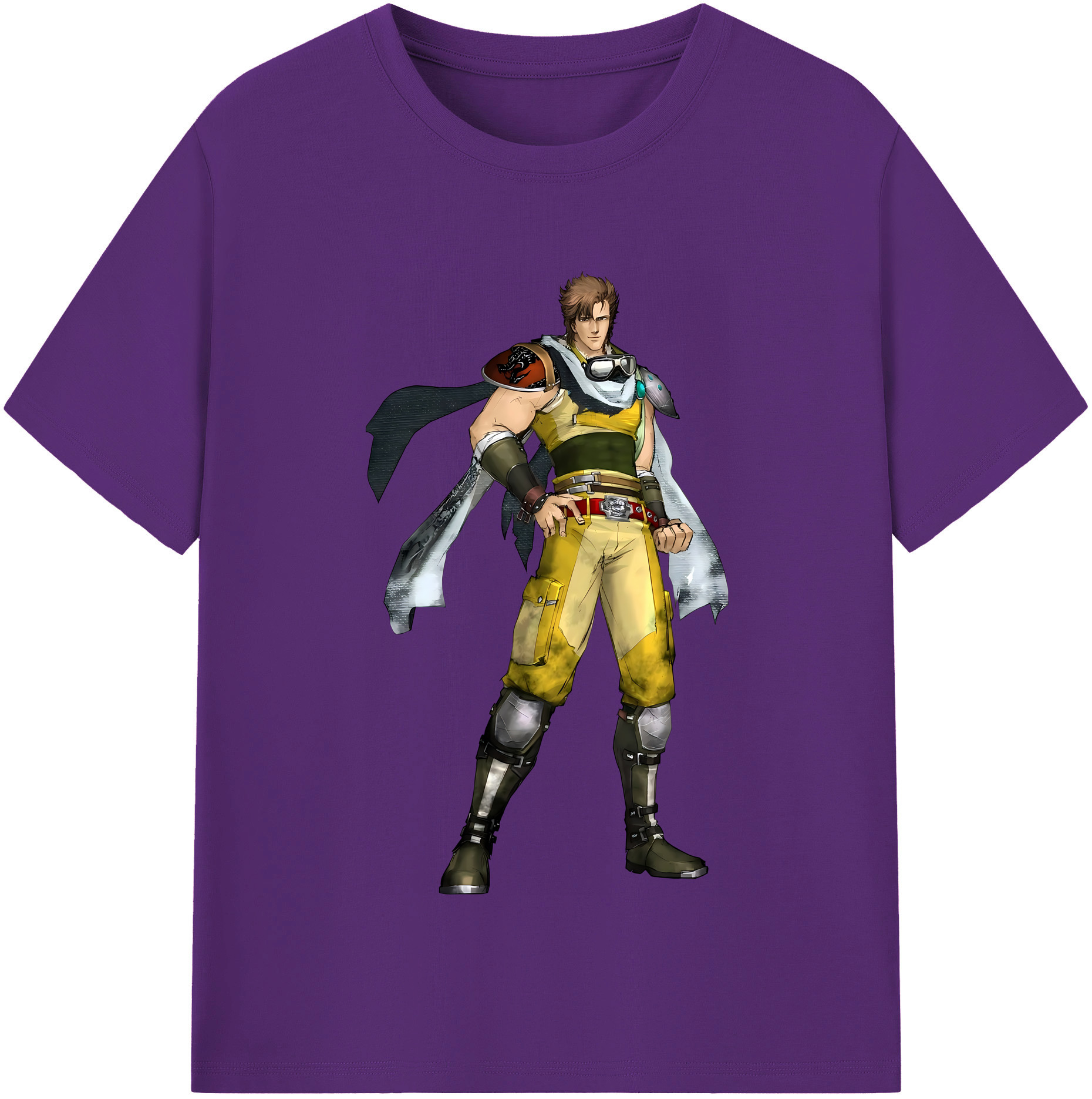 （画像用） 北斗の拳 Fist of the North Star 綿100％半袖Tシャツ（フロントプリント）