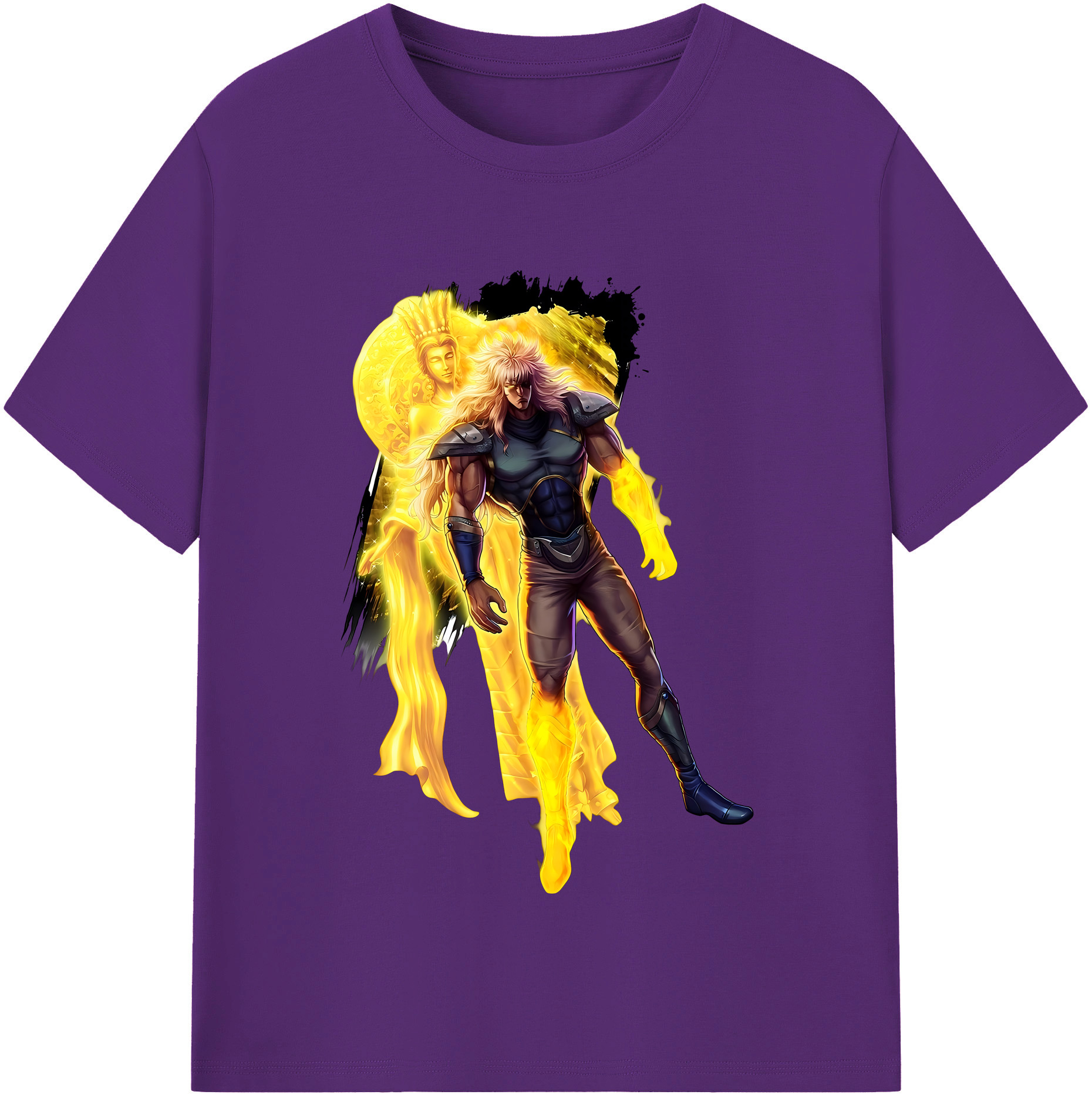 （画像用） 北斗の拳 Fist of the North Star 綿100％半袖Tシャツ（フロントプリント）