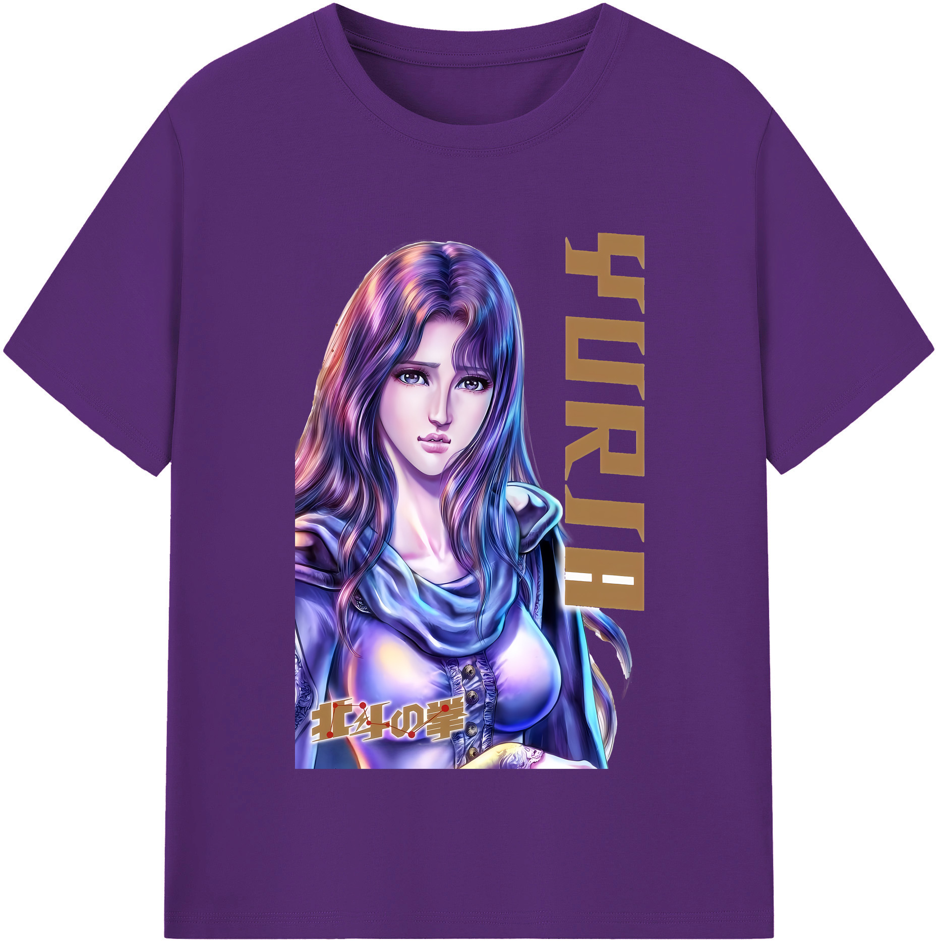 （画像用） 北斗の拳 Fist of the North Star 綿100％半袖Tシャツ（フロントプリント）