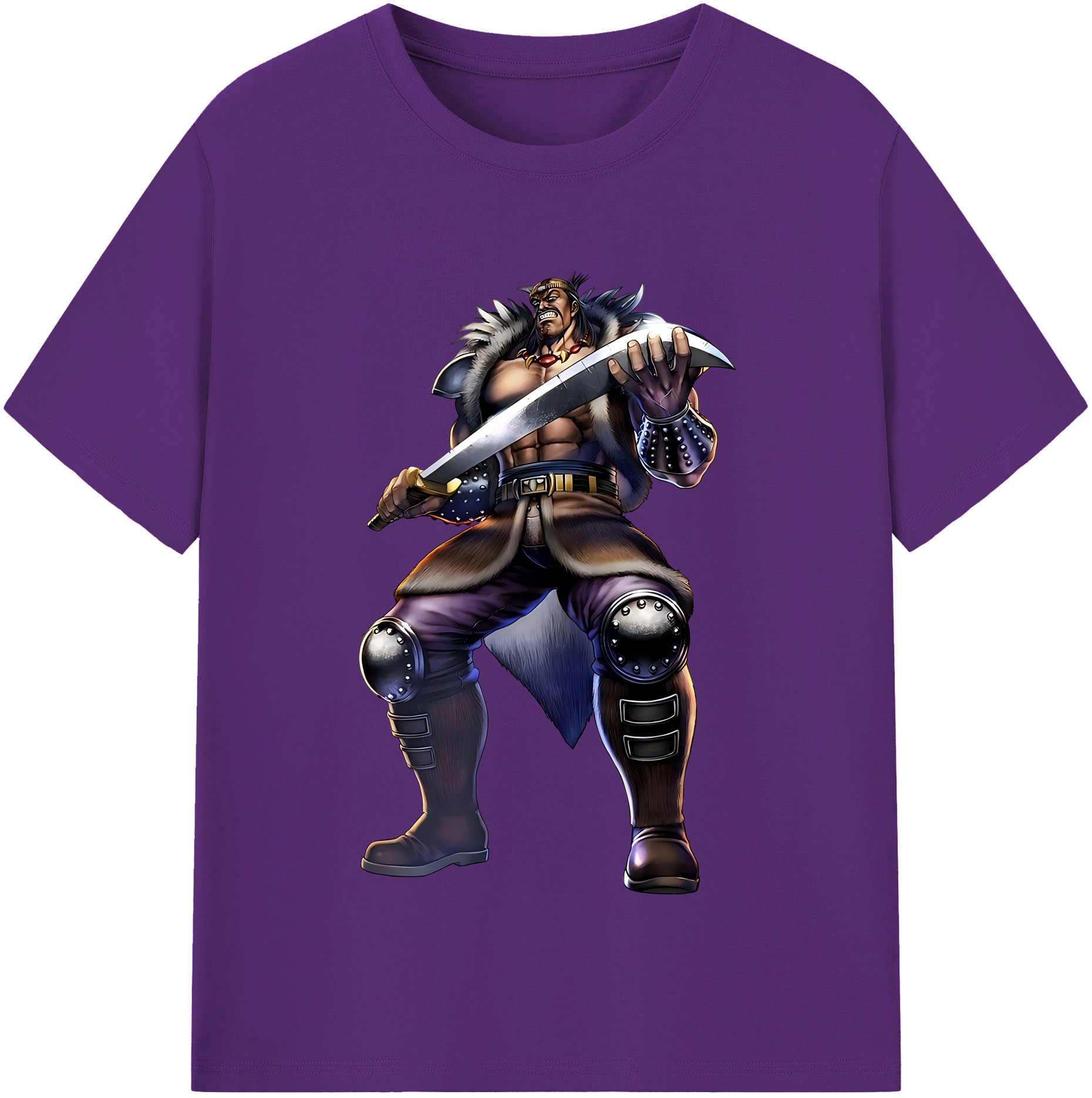 （画像用） 北斗の拳 Fist of the North Star 綿100％半袖Tシャツ（フロントプリント）