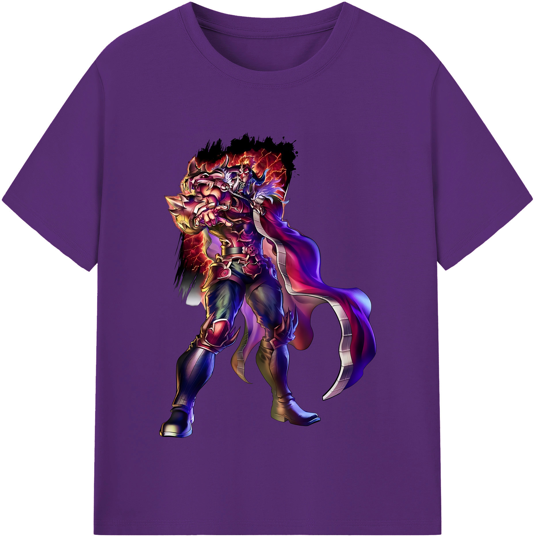 （画像用） 北斗の拳 Fist of the North Star 綿100％半袖Tシャツ（フロントプリント）