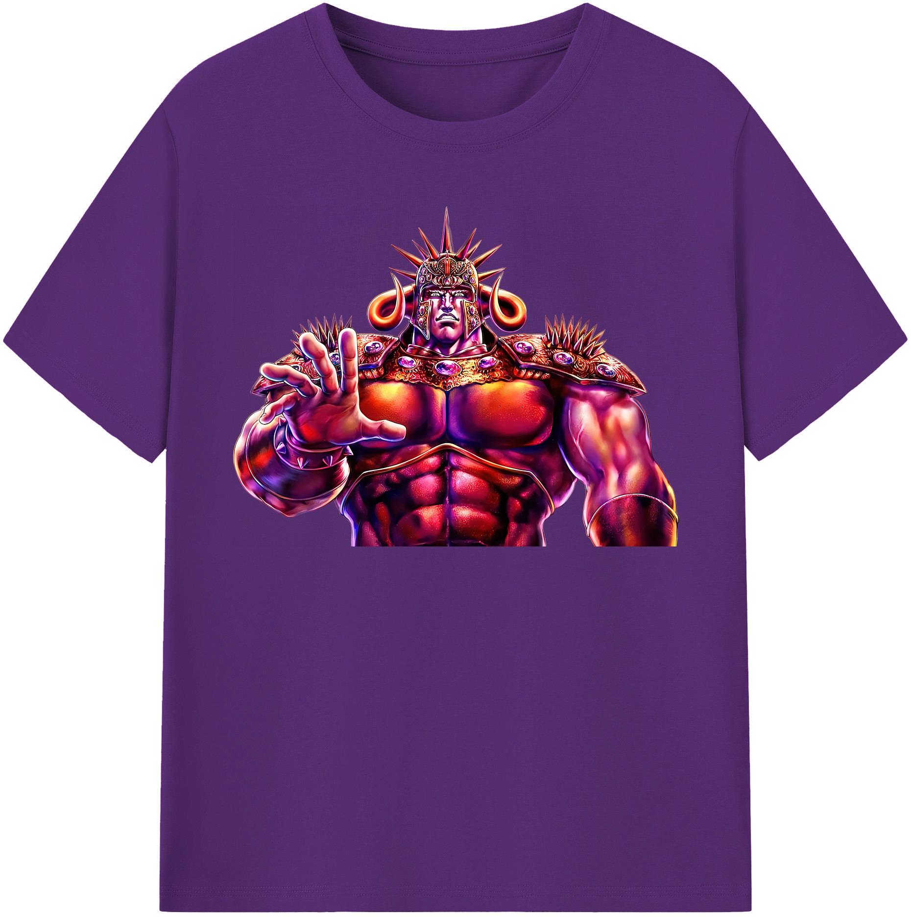 （画像用） 北斗の拳 Fist of the North Star 綿100％半袖Tシャツ（フロントプリント）