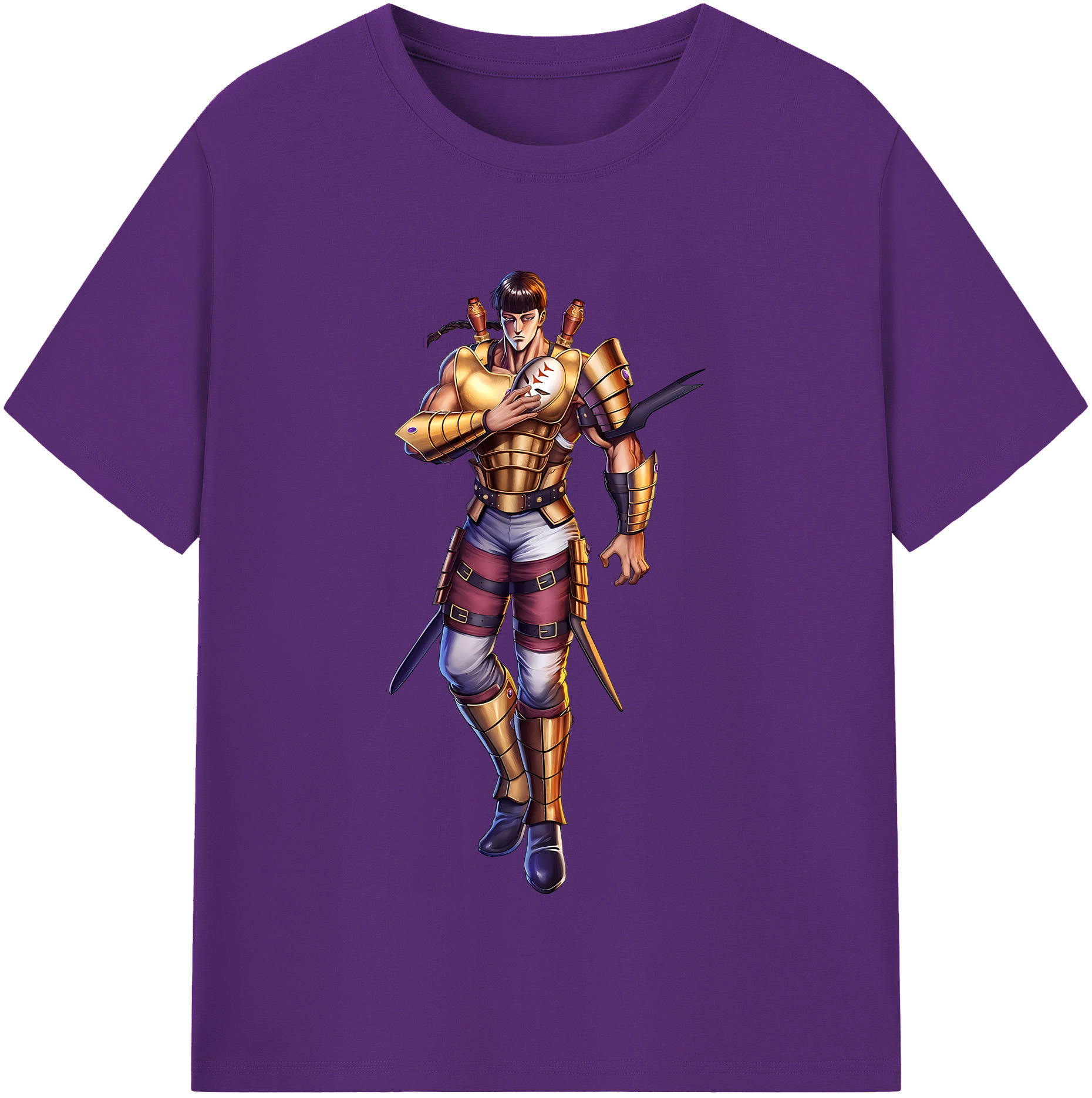 （画像用） 北斗の拳 Fist of the North Star 綿100％半袖Tシャツ（フロントプリント）