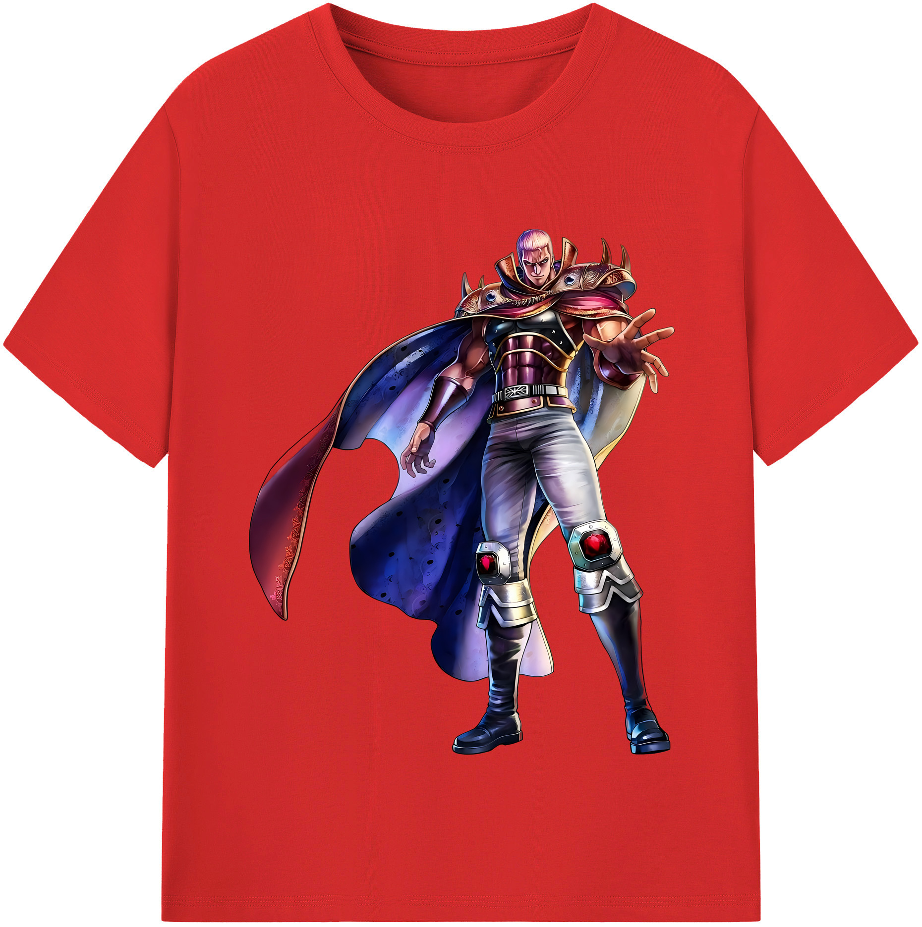 （画像用） 北斗の拳 Fist of the North Star 綿100％半袖Tシャツ（フロントプリント）