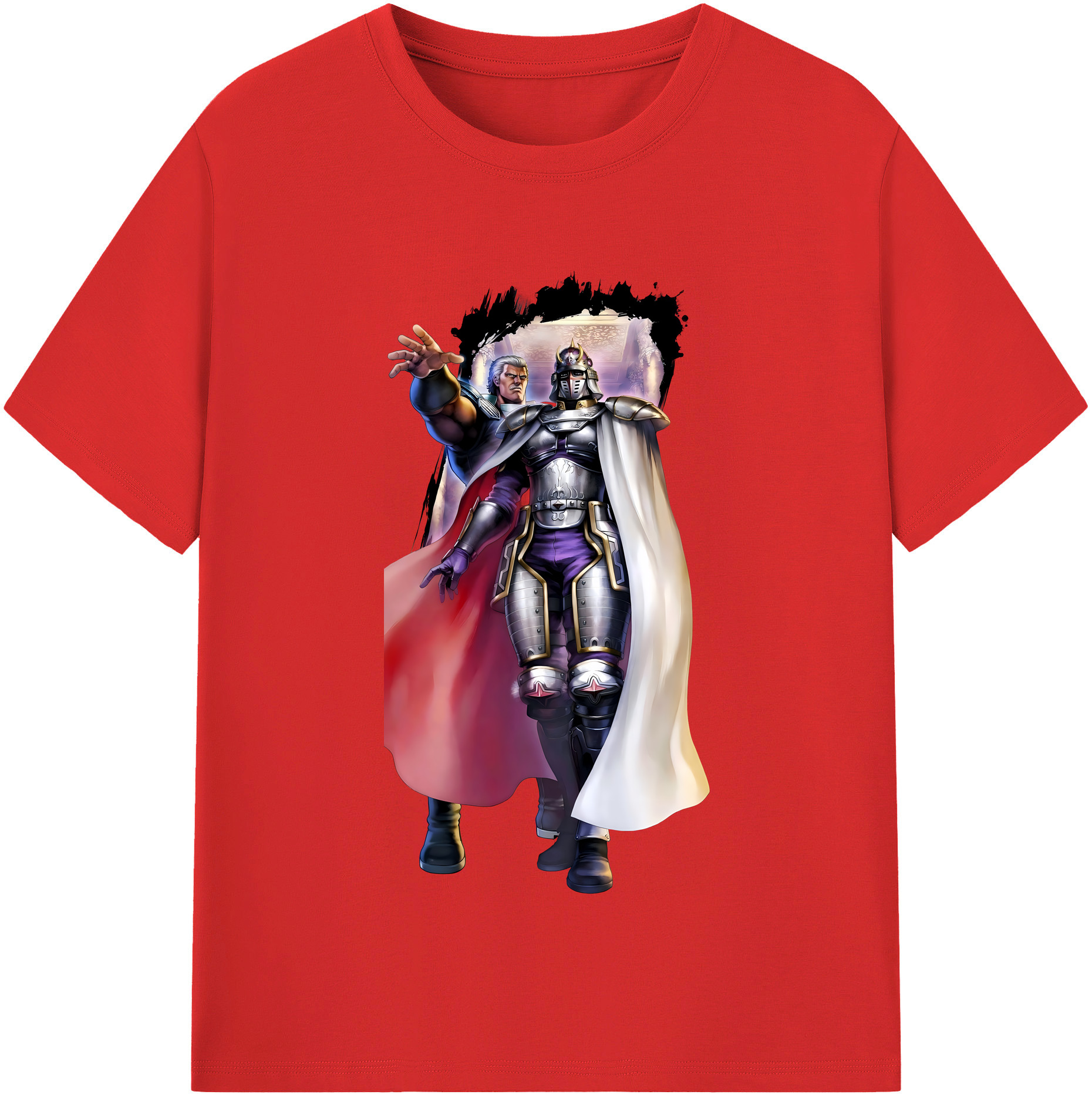 （画像用） 北斗の拳 Fist of the North Star 綿100％半袖Tシャツ（フロントプリント）