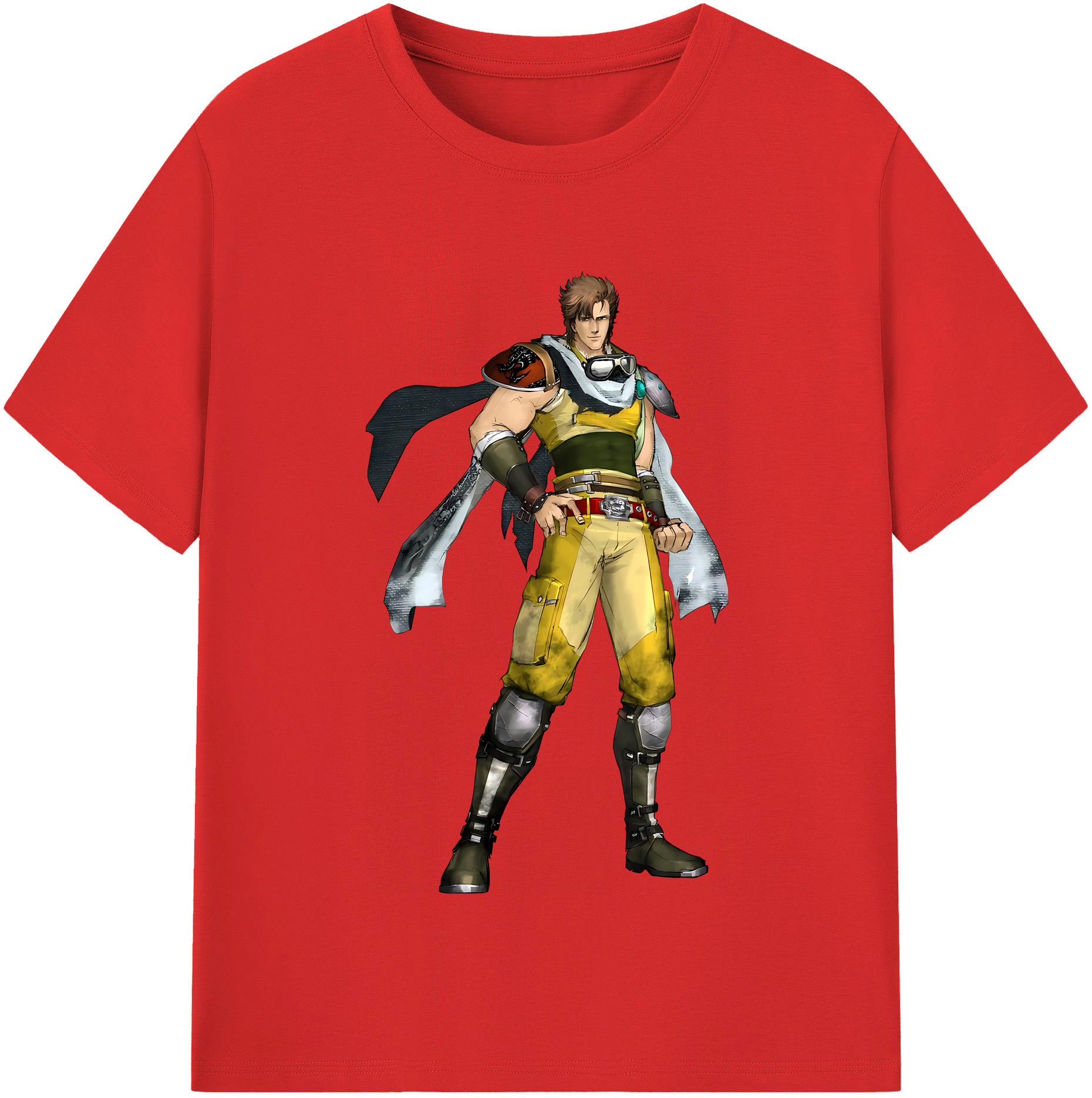 （画像用） 北斗の拳 Fist of the North Star 綿100％半袖Tシャツ（フロントプリント）