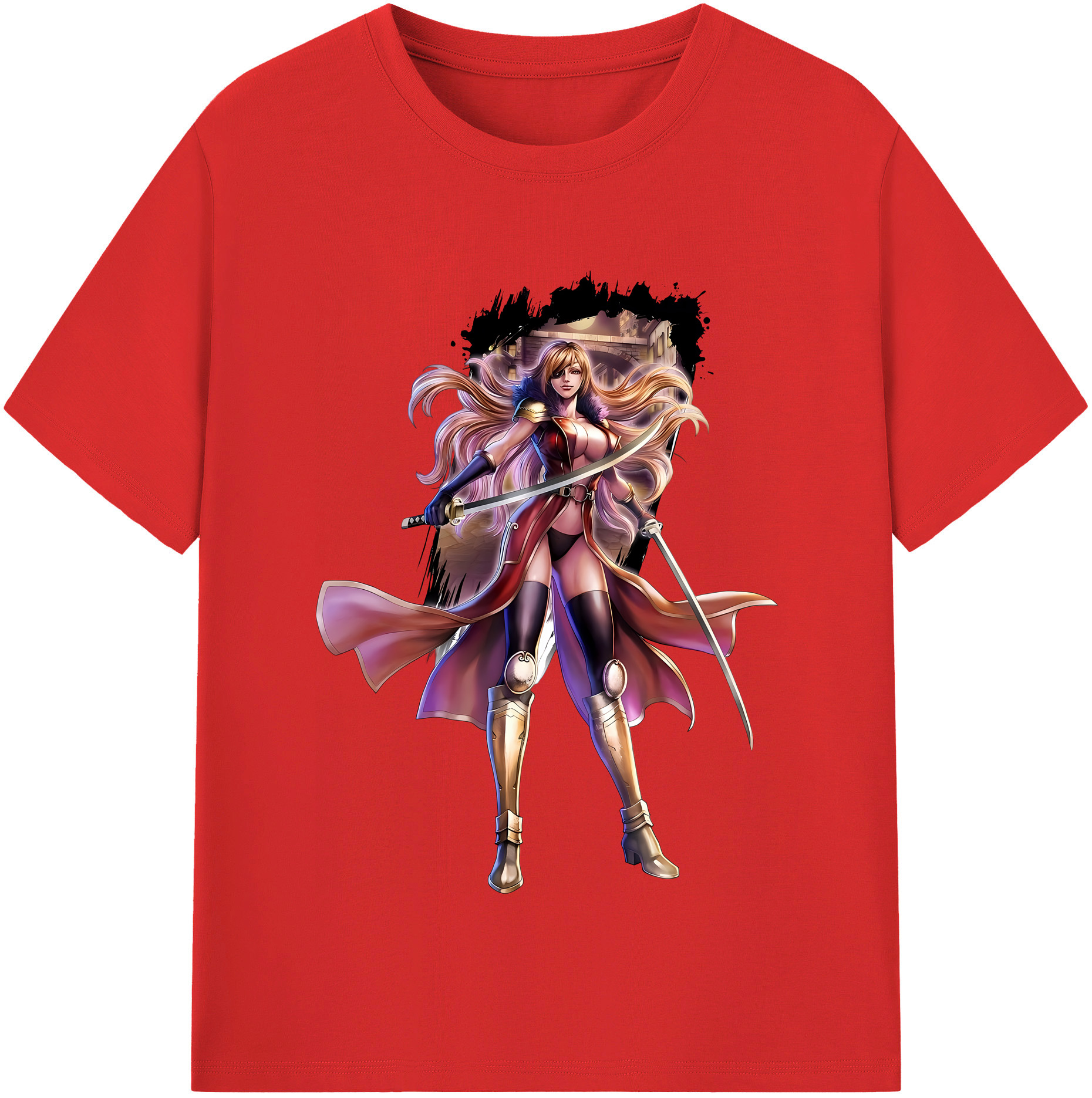 （画像用） 北斗の拳 Fist of the North Star 綿100％半袖Tシャツ（フロントプリント）