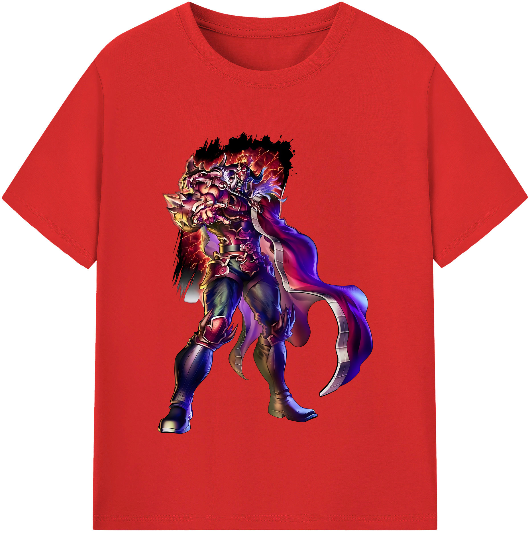 （画像用） 北斗の拳 Fist of the North Star 綿100％半袖Tシャツ（フロントプリント）