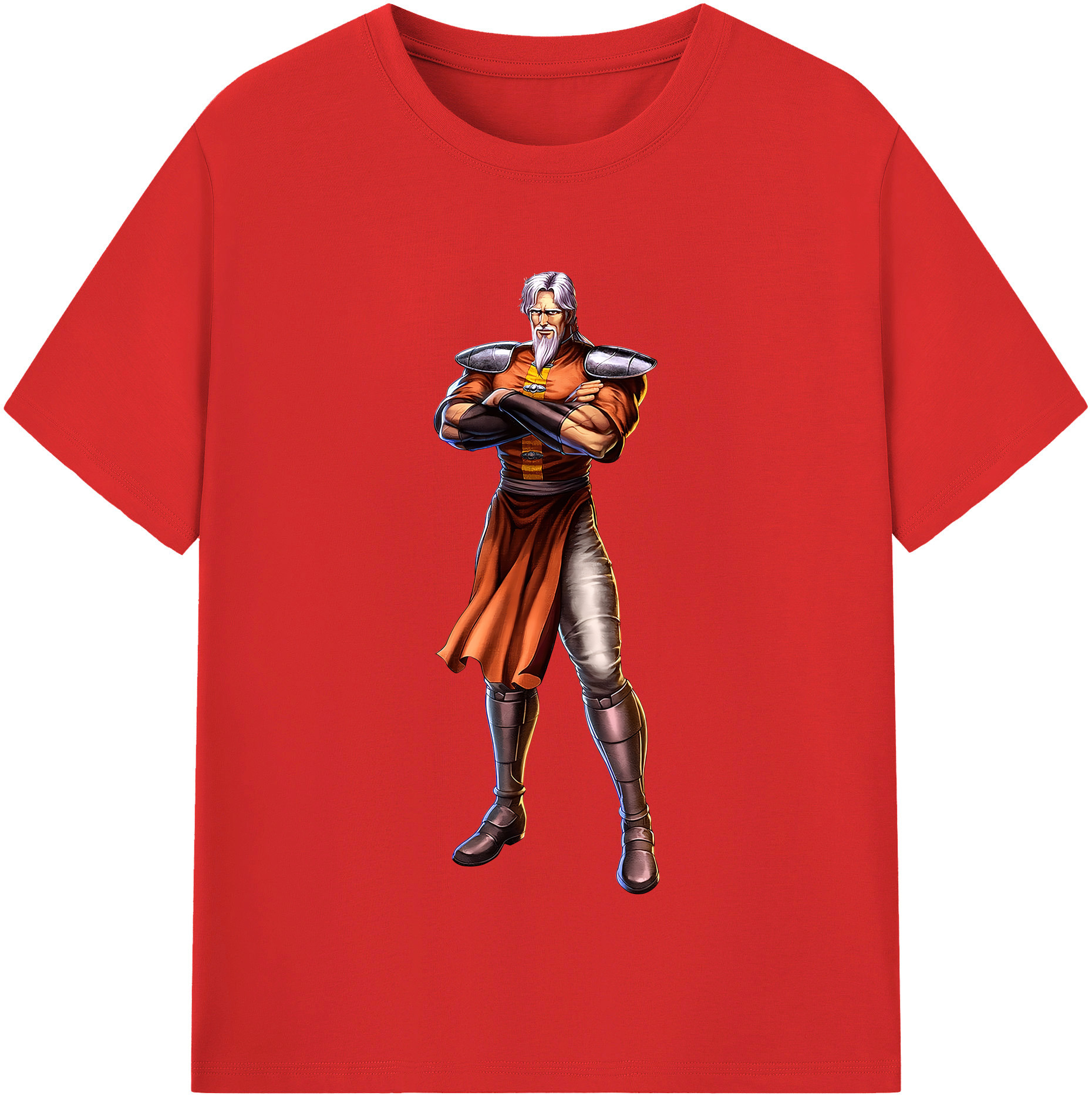 （画像用） 北斗の拳 Fist of the North Star 綿100％半袖Tシャツ（フロントプリント）