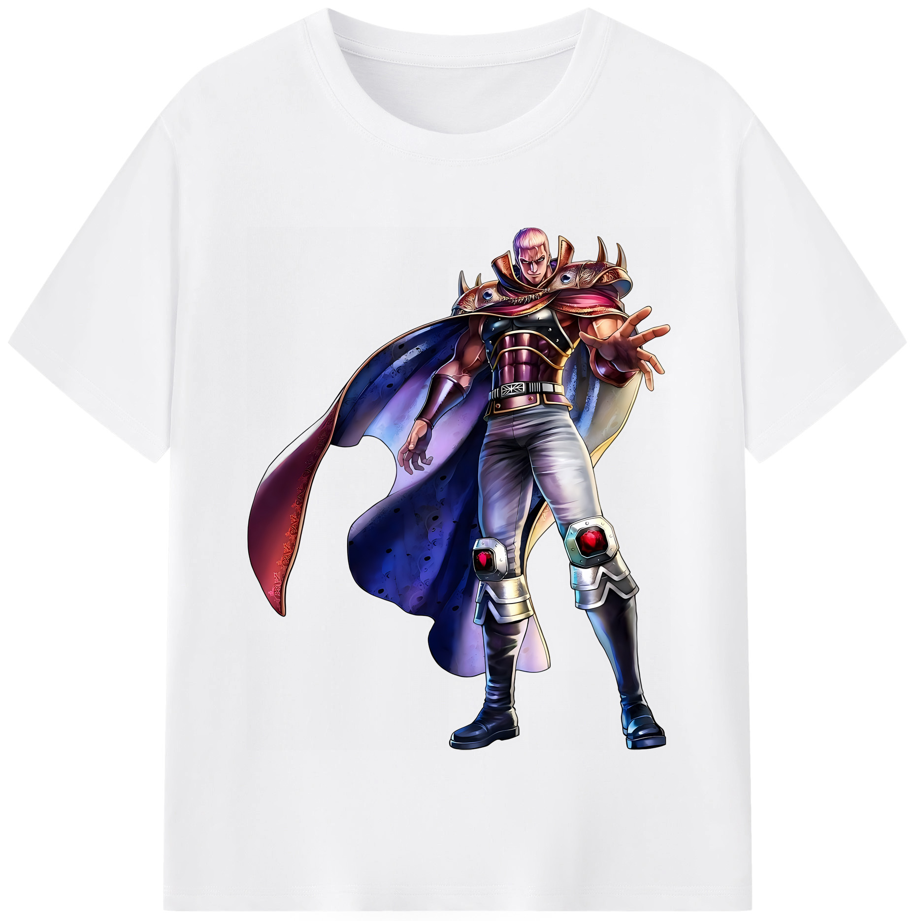 （画像用） 北斗の拳 Fist of the North Star 綿100％半袖Tシャツ（フロントプリント）