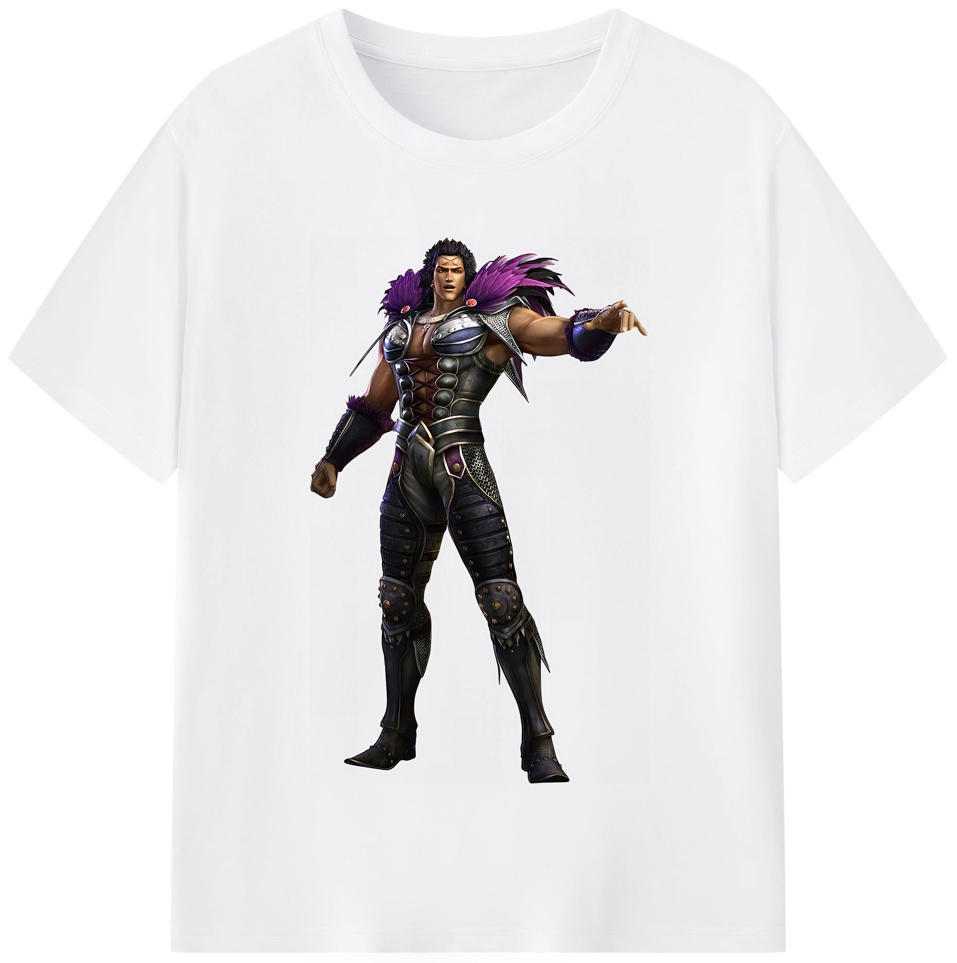 （画像用） 北斗の拳 Fist of the North Star 綿100％半袖Tシャツ（フロントプリント）