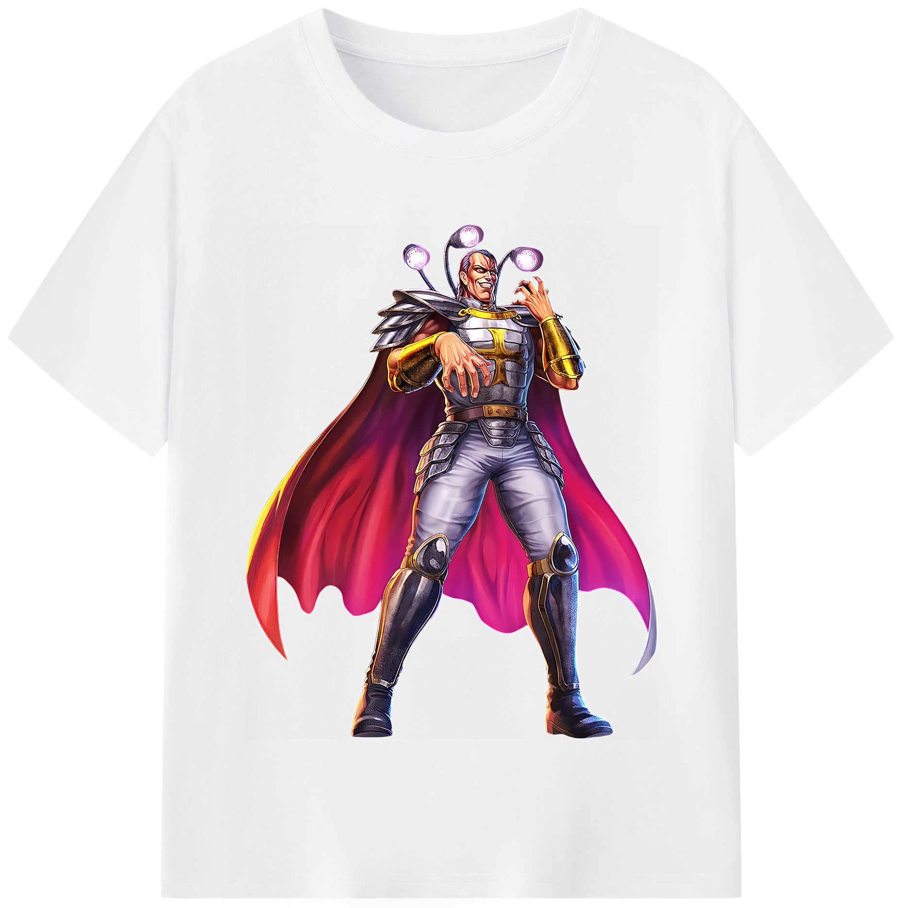 （画像用） 北斗の拳 Fist of the North Star 綿100％半袖Tシャツ（フロントプリント）