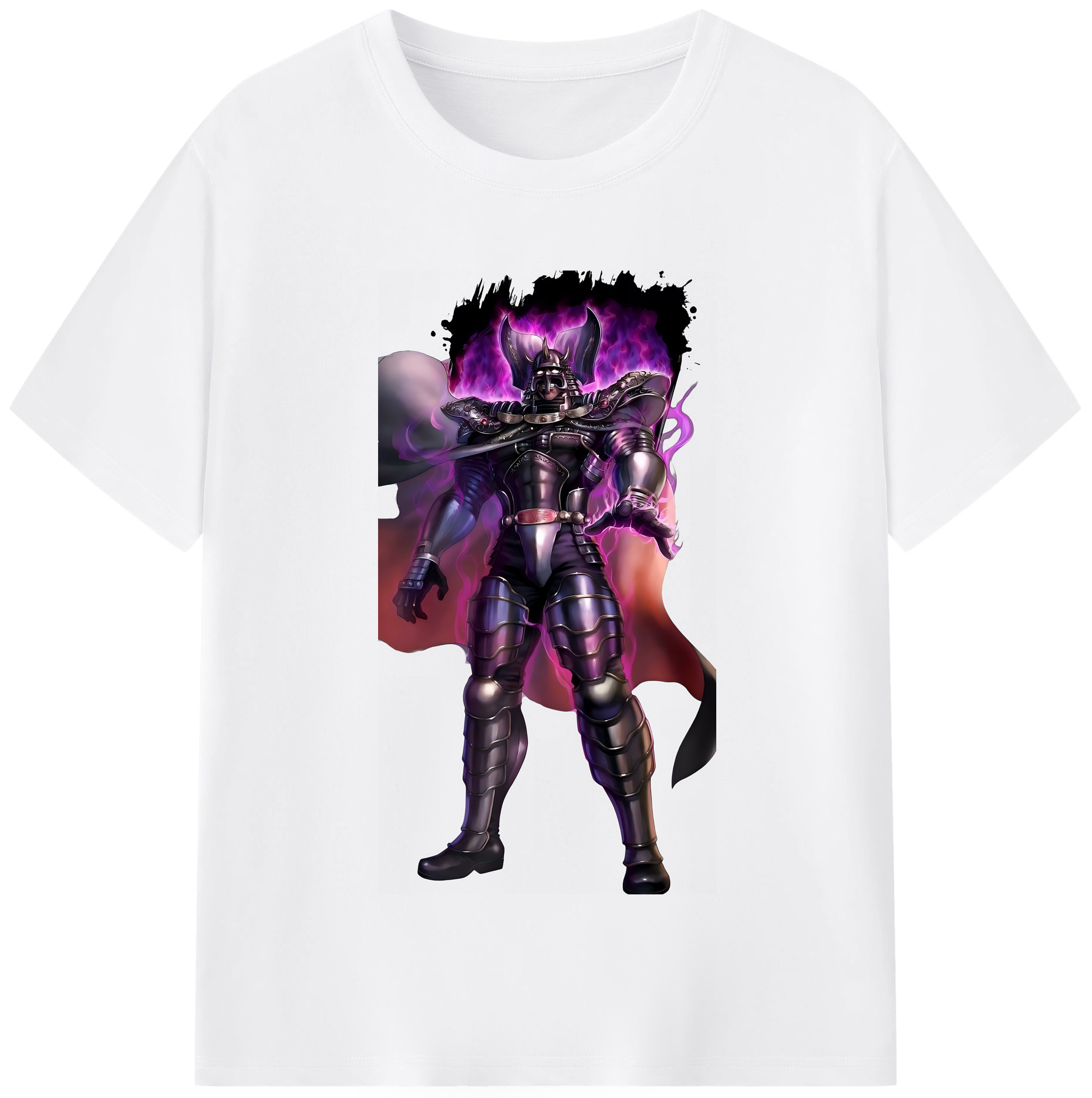 （画像用） 北斗の拳 Fist of the North Star 綿100％半袖Tシャツ（フロントプリント）