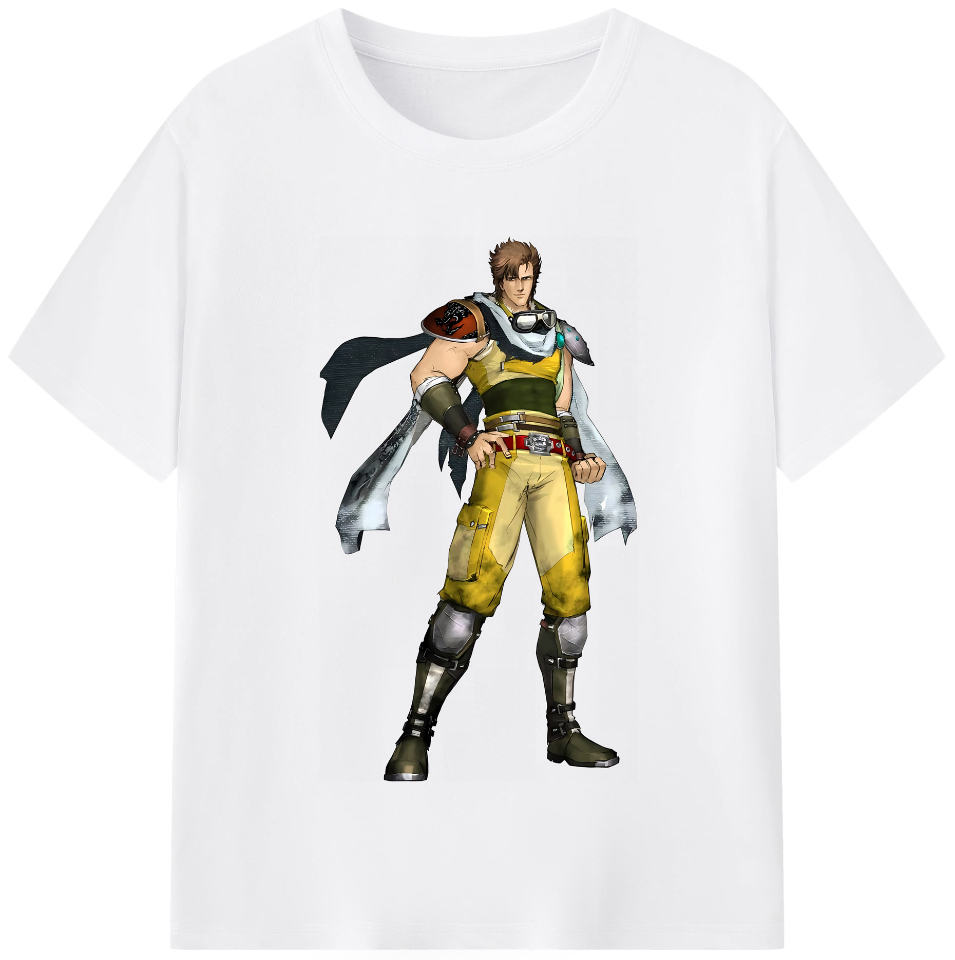 （画像用） 北斗の拳 Fist of the North Star 綿100％半袖Tシャツ（フロントプリント）