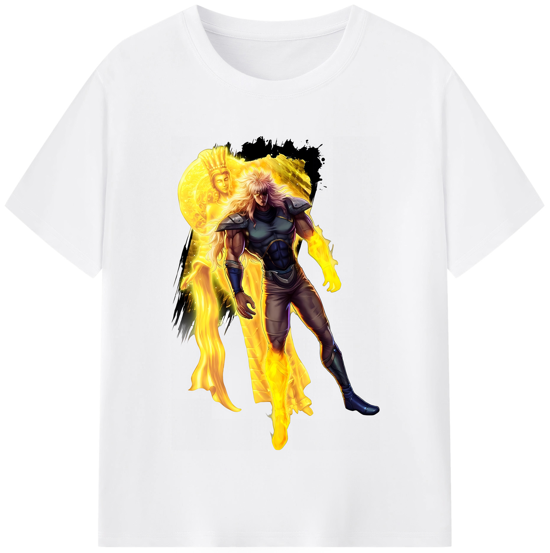 （画像用） 北斗の拳 Fist of the North Star 綿100％半袖Tシャツ（フロントプリント）