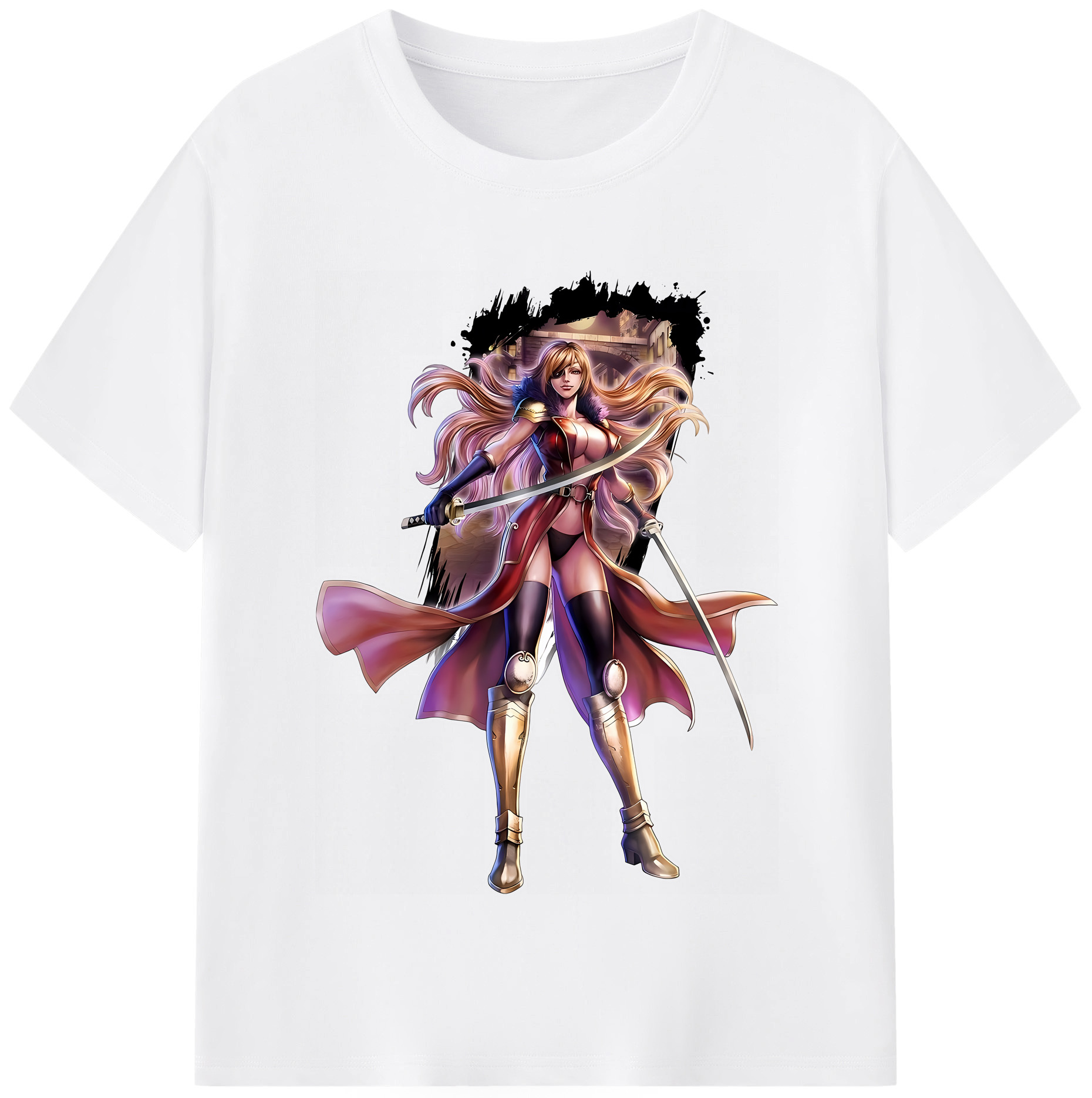 （画像用） 北斗の拳 Fist of the North Star 綿100％半袖Tシャツ（フロントプリント）