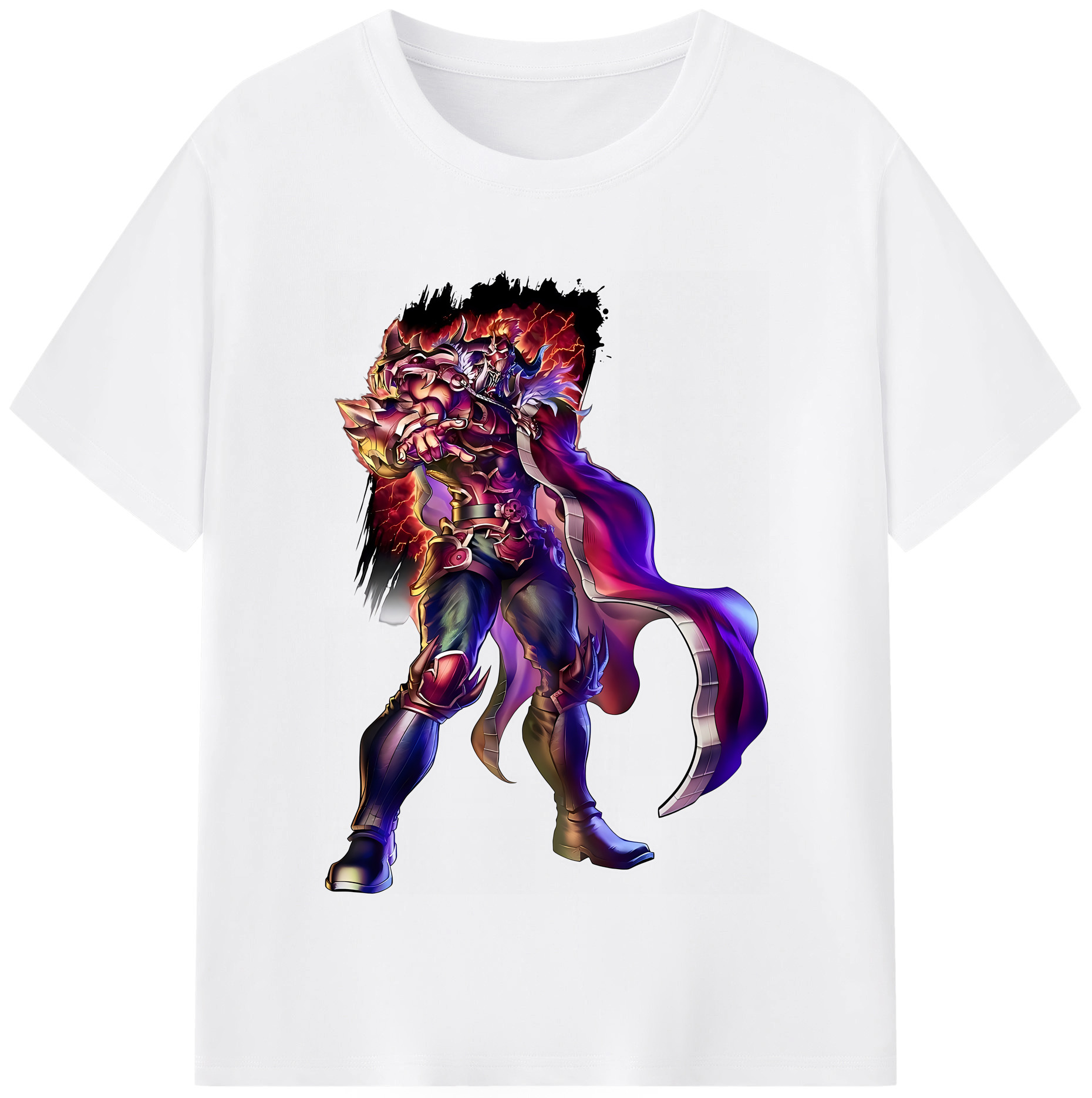 （画像用） 北斗の拳 Fist of the North Star 綿100％半袖Tシャツ（フロントプリント）