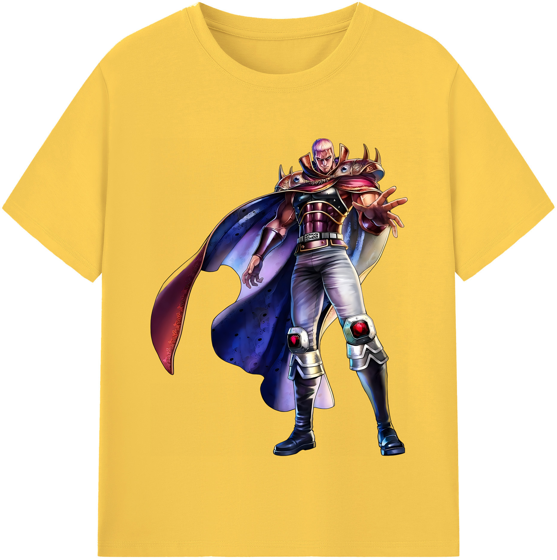 （画像用） 北斗の拳 Fist of the North Star 綿100％半袖Tシャツ（フロントプリント）