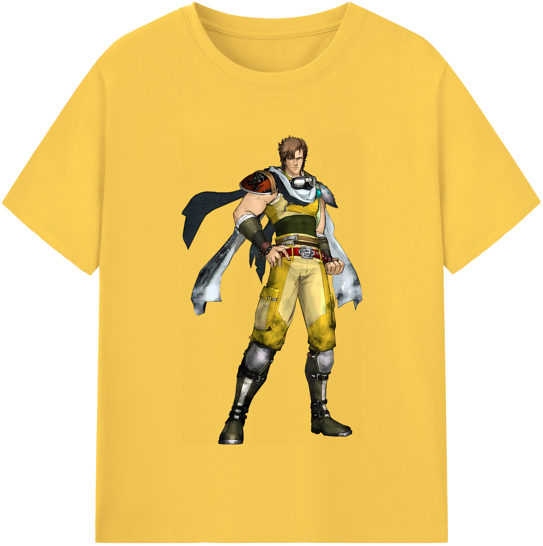 （画像用） 北斗の拳 Fist of the North Star 綿100％半袖Tシャツ（フロントプリント）
