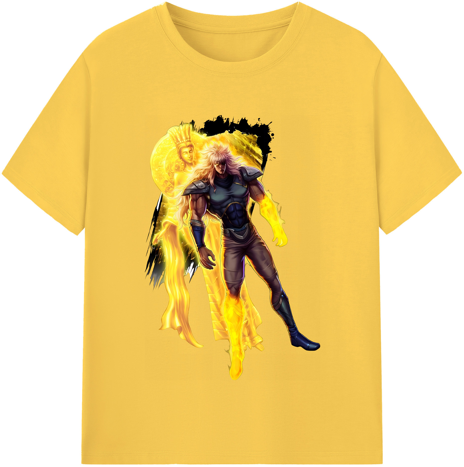 （画像用） 北斗の拳 Fist of the North Star 綿100％半袖Tシャツ（フロントプリント）