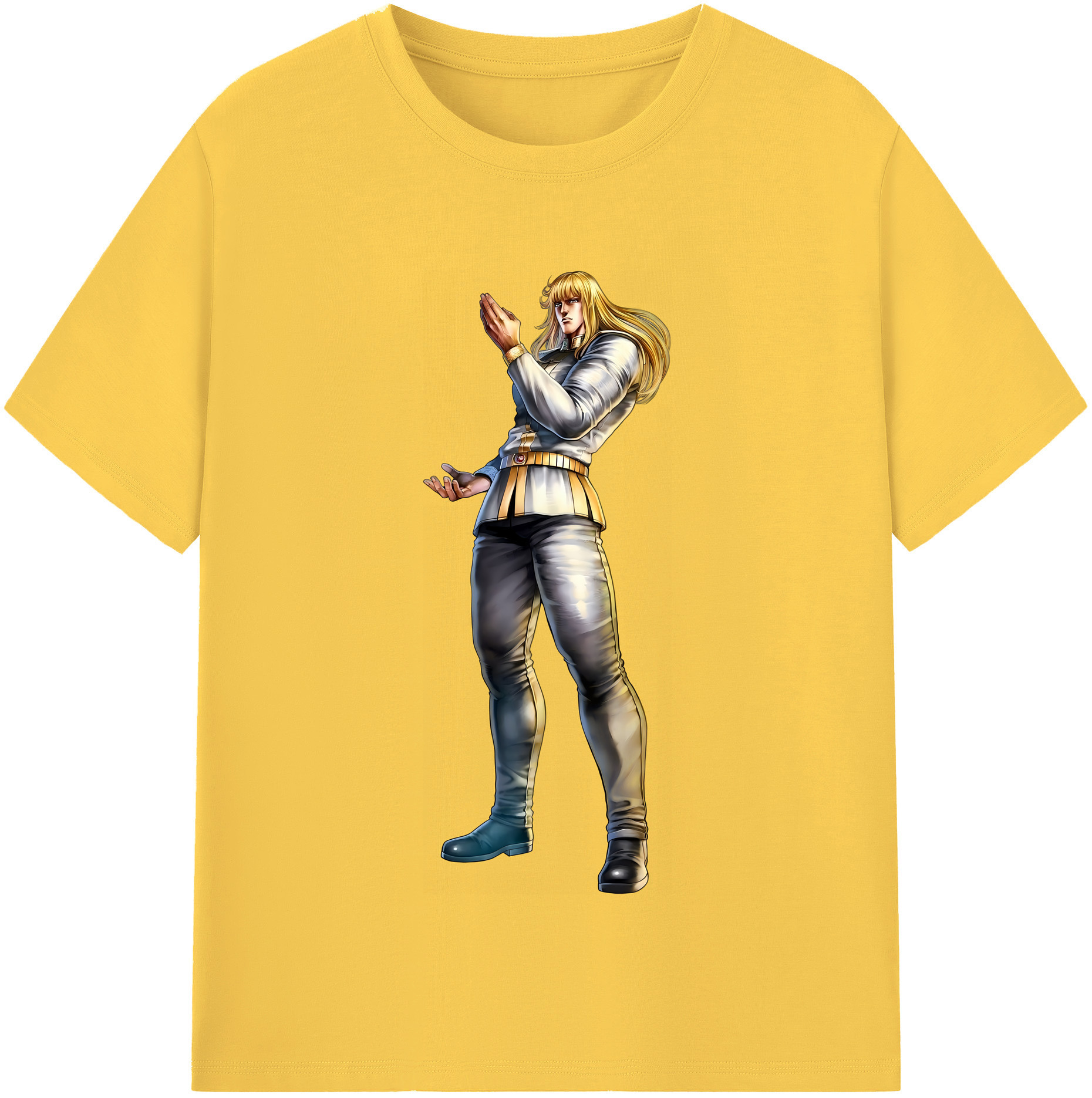 （画像用） 北斗の拳 Fist of the North Star 綿100％半袖Tシャツ（フロントプリント）