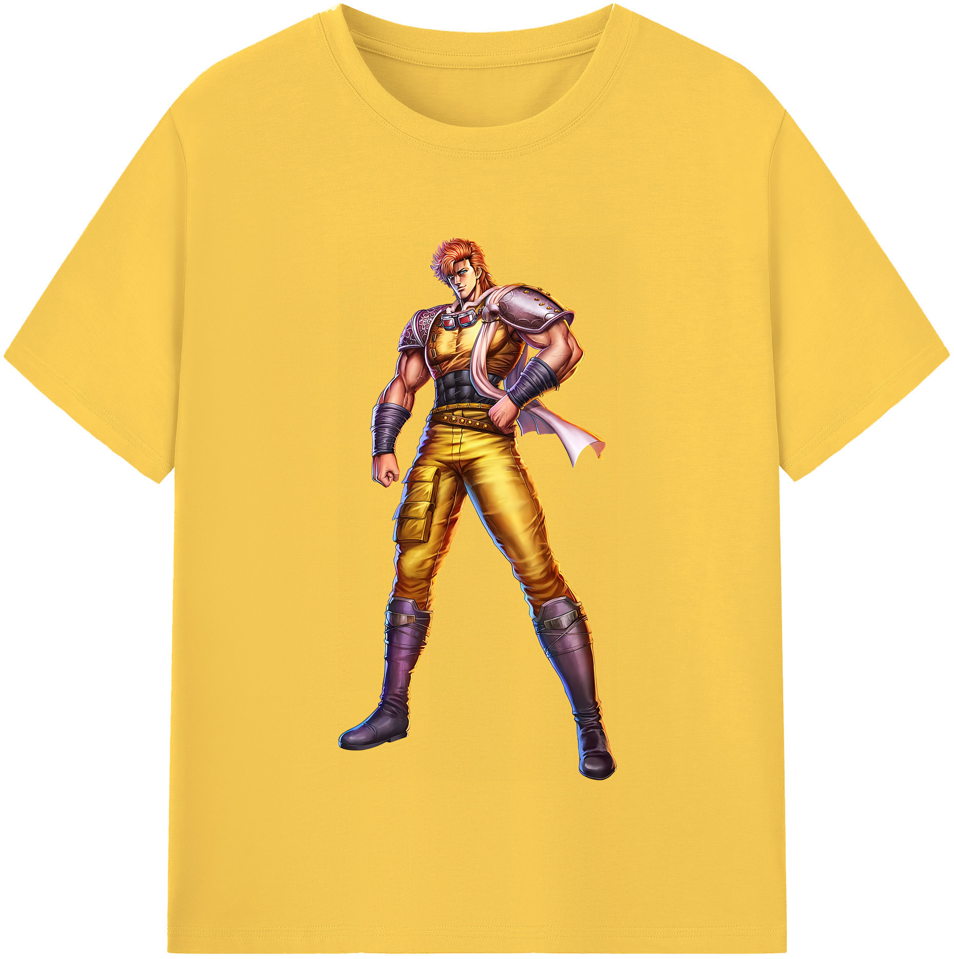 （画像用） 北斗の拳 Fist of the North Star 綿100％半袖Tシャツ（フロントプリント）