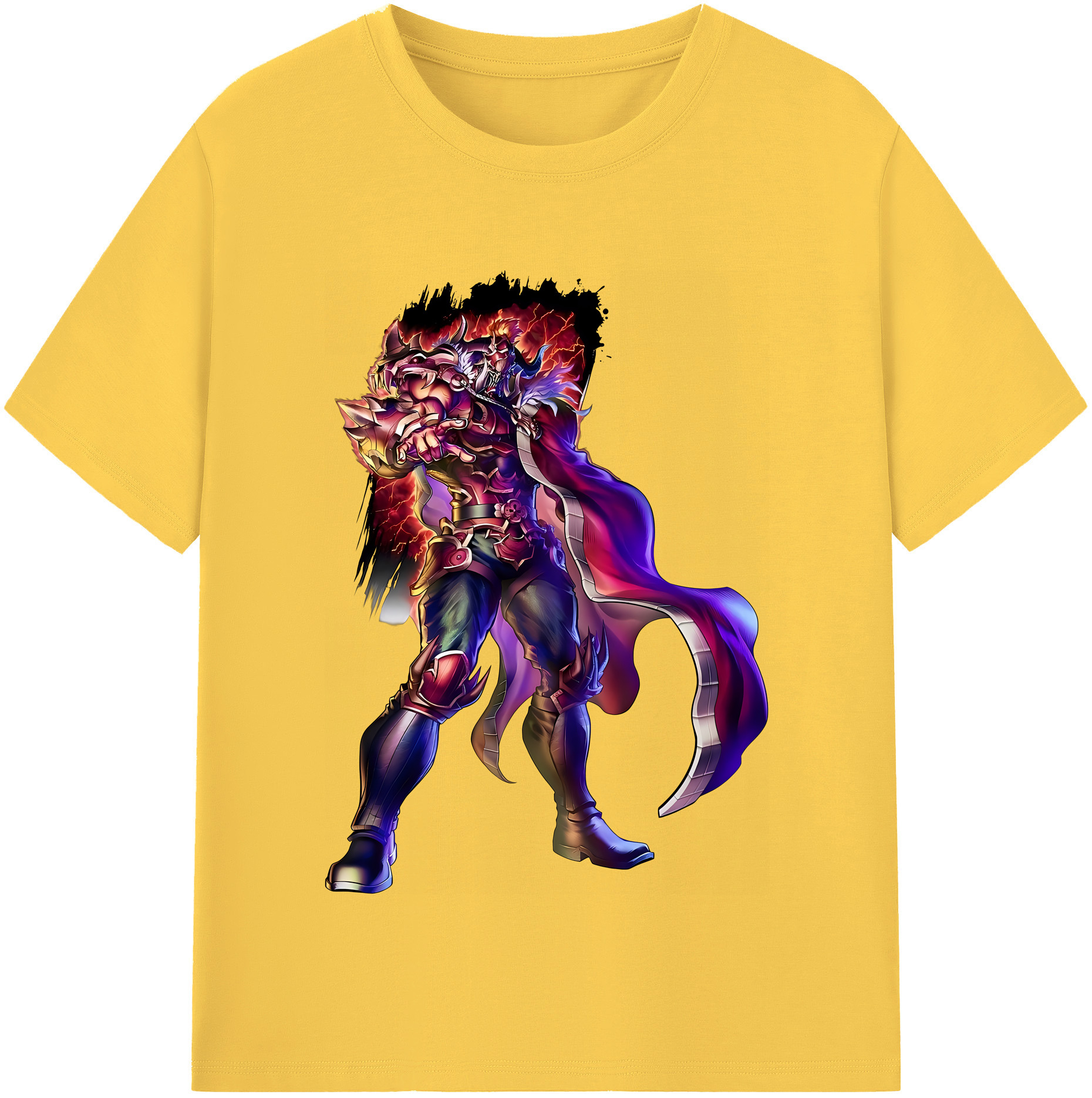 （画像用） 北斗の拳 Fist of the North Star 綿100％半袖Tシャツ（フロントプリント）