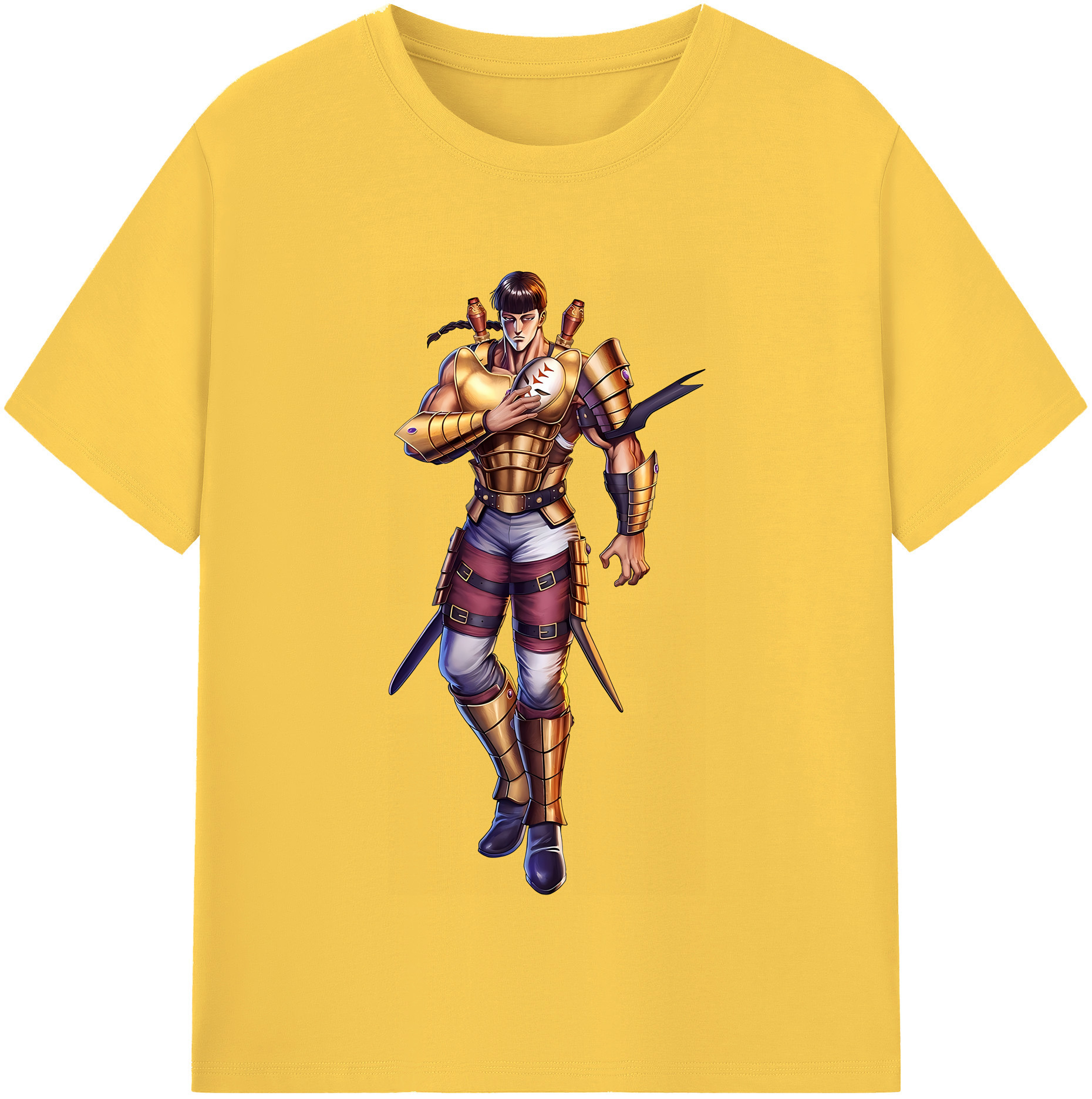 （画像用） 北斗の拳 Fist of the North Star 綿100％半袖Tシャツ（フロントプリント）