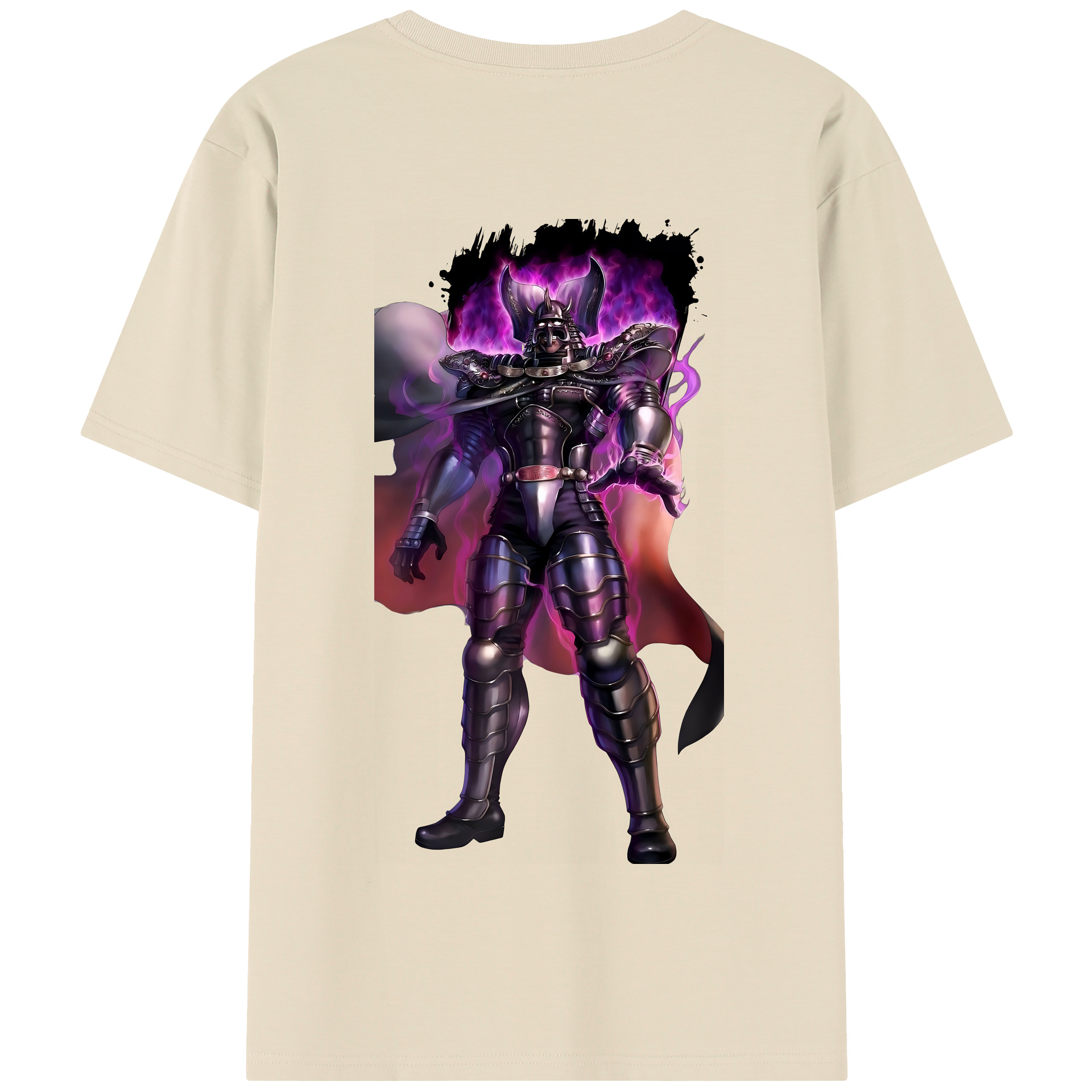 （画像用） 北斗の拳 Fist of the North Star 綿100％半袖Tシャツ（背面プリント）