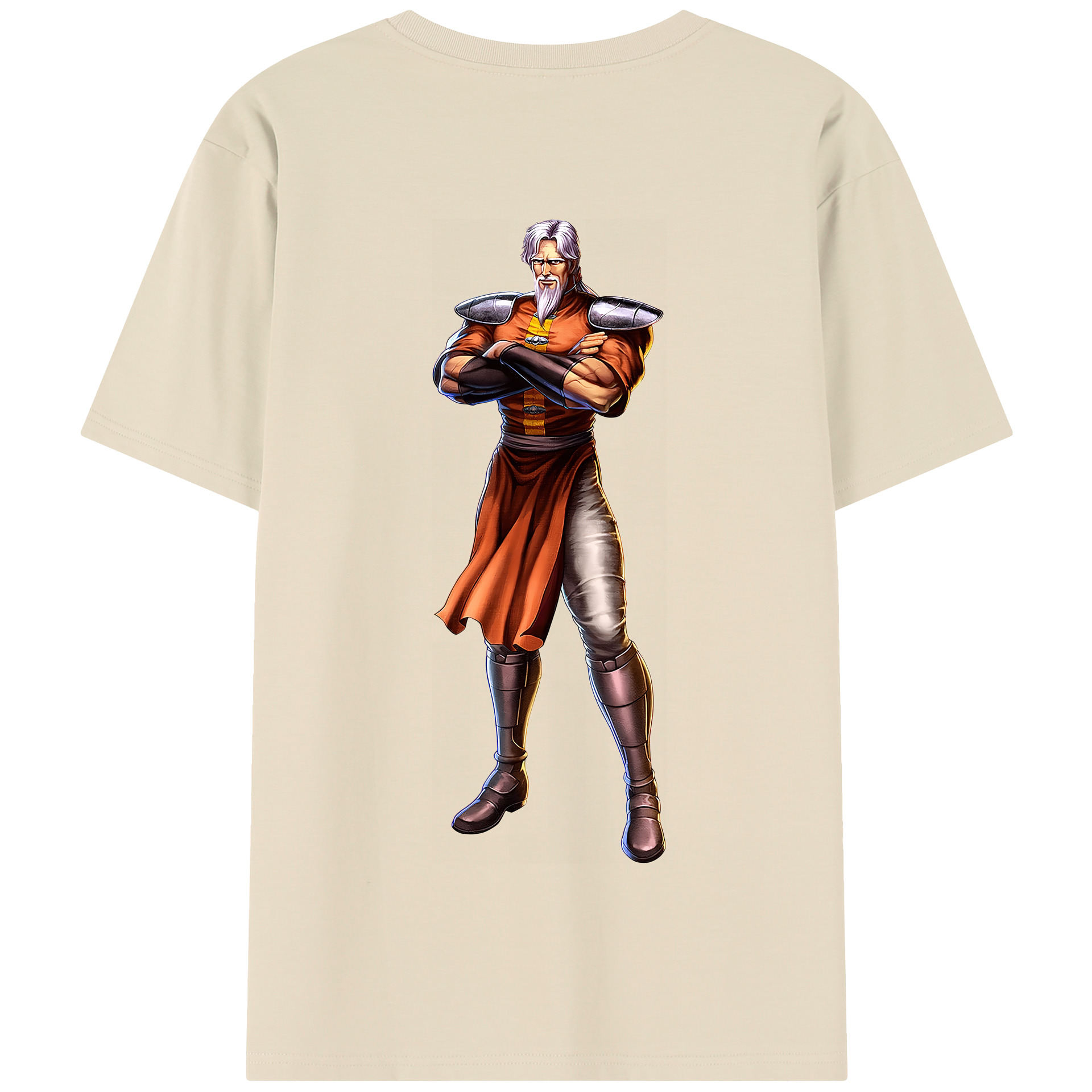 （画像用） 北斗の拳 Fist of the North Star 綿100％半袖Tシャツ（背面プリント）