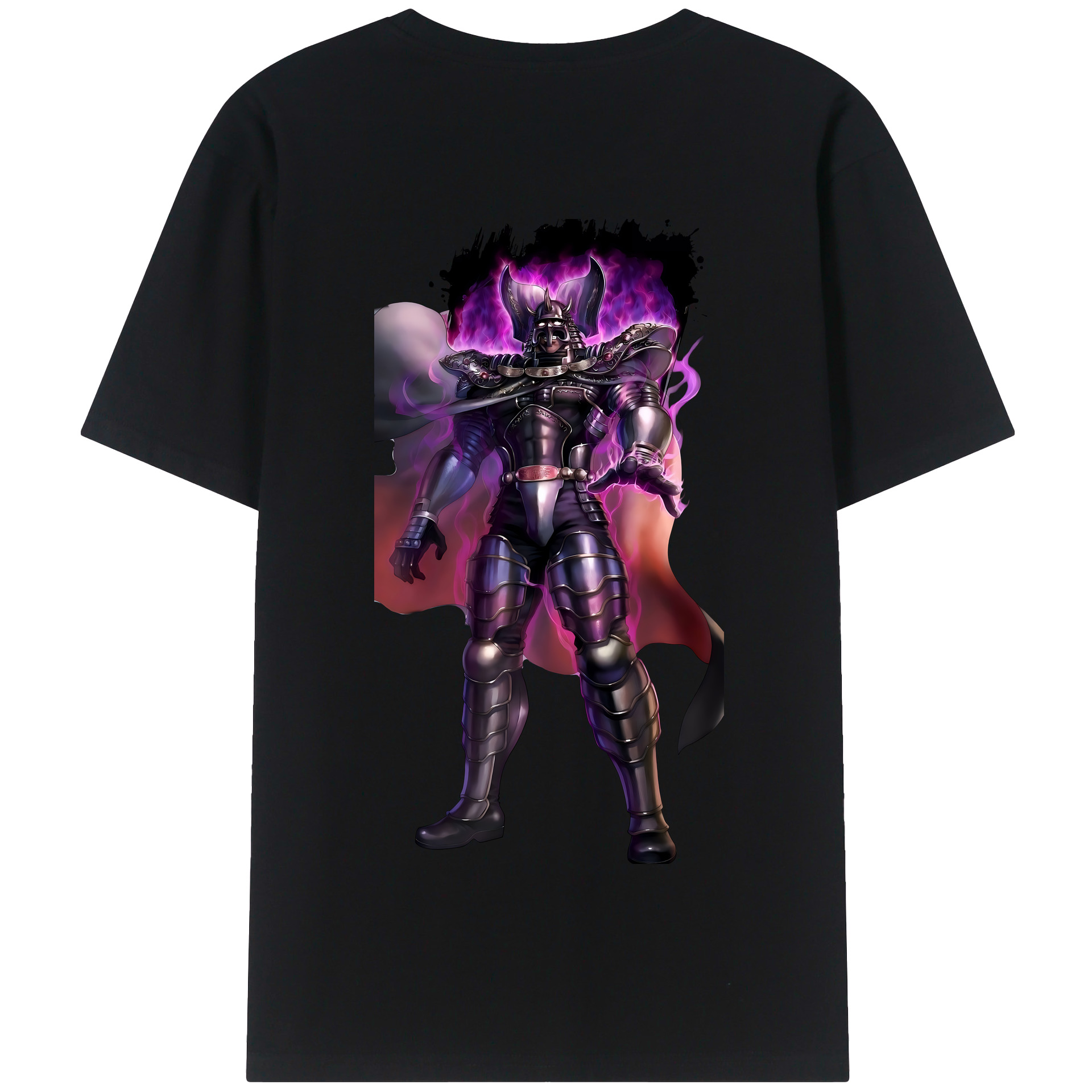 （画像用） 北斗の拳 Fist of the North Star 綿100％半袖Tシャツ（背面プリント）