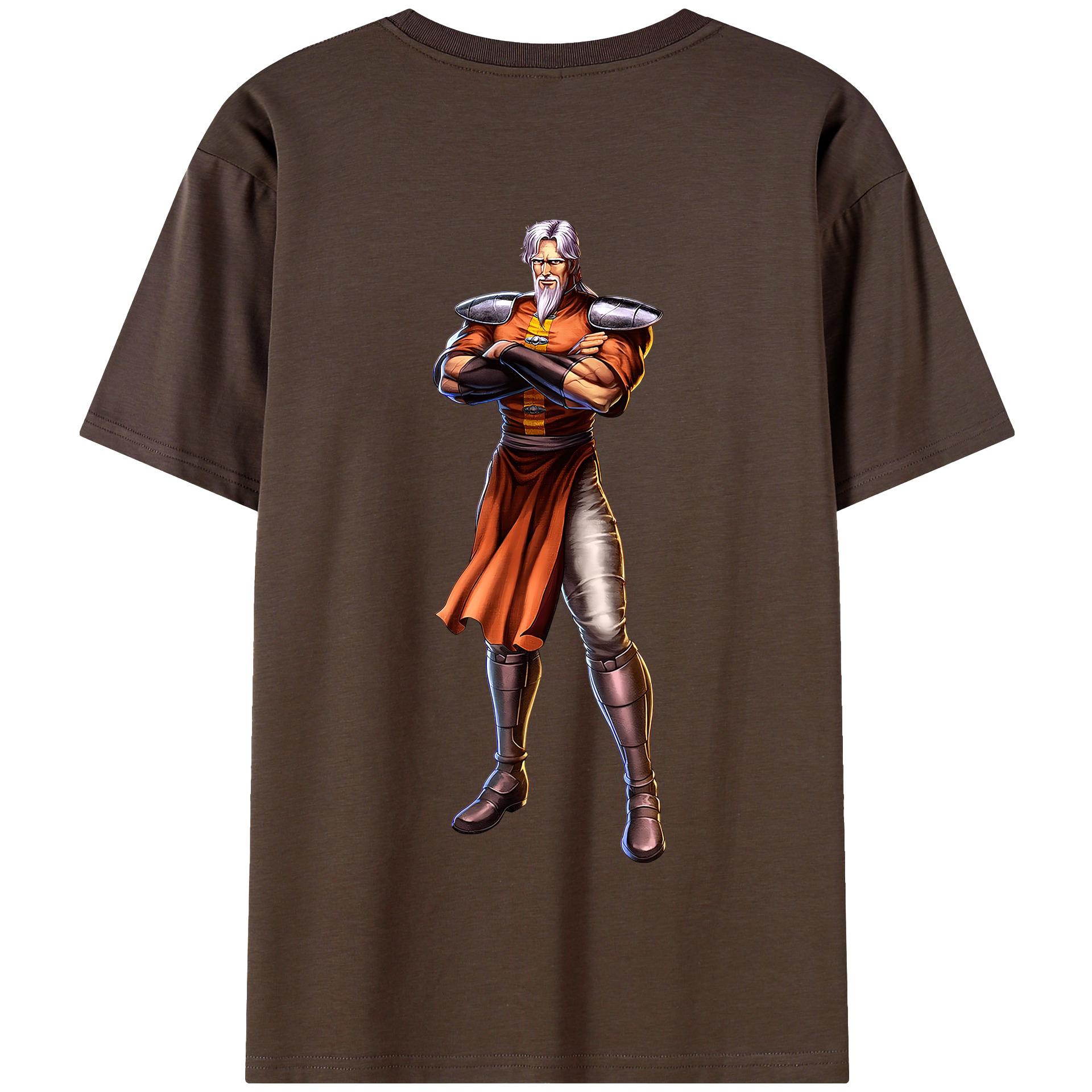 （画像用） 北斗の拳 Fist of the North Star 綿100％半袖Tシャツ（背面プリント）