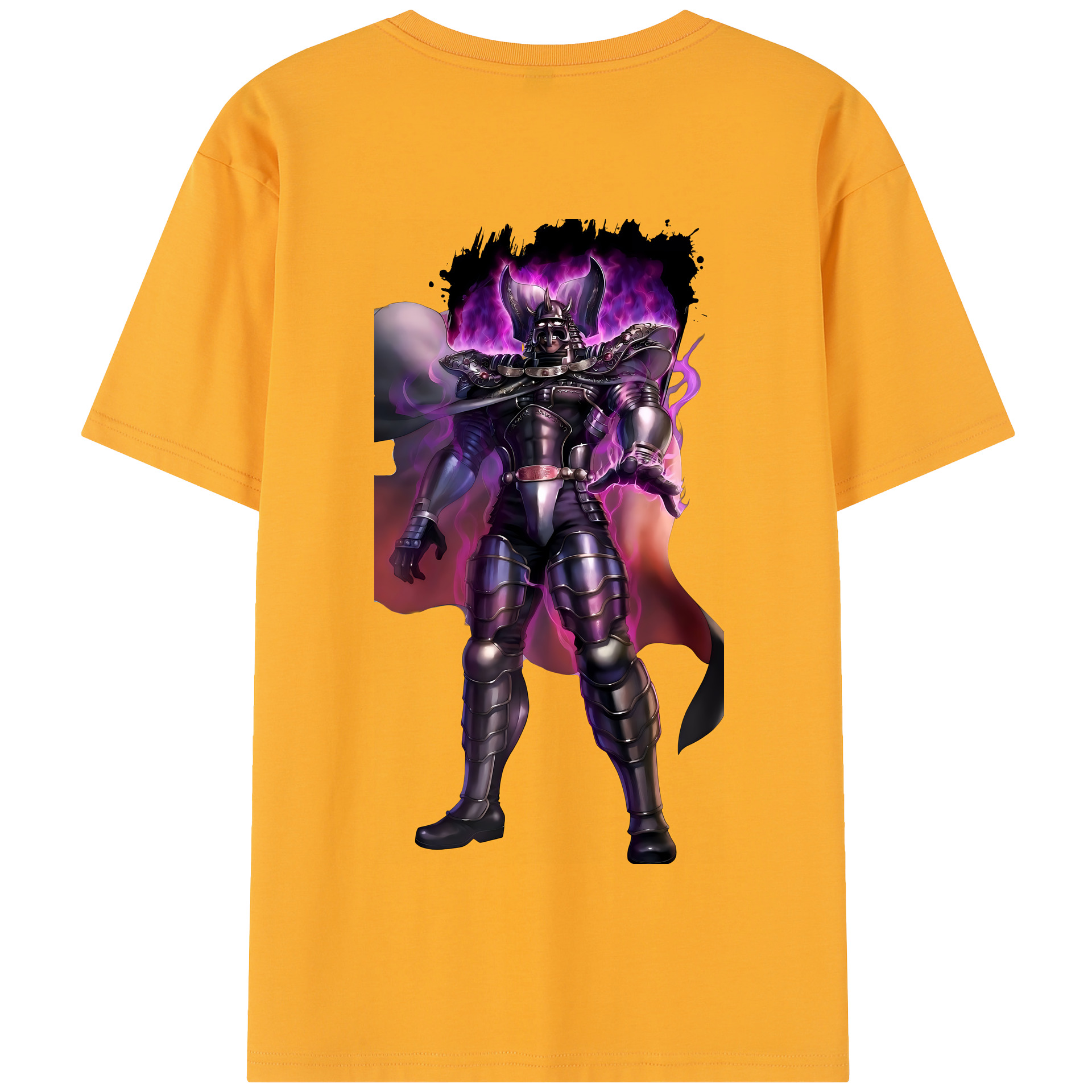 （画像用） 北斗の拳 Fist of the North Star 綿100％半袖Tシャツ（背面プリント）