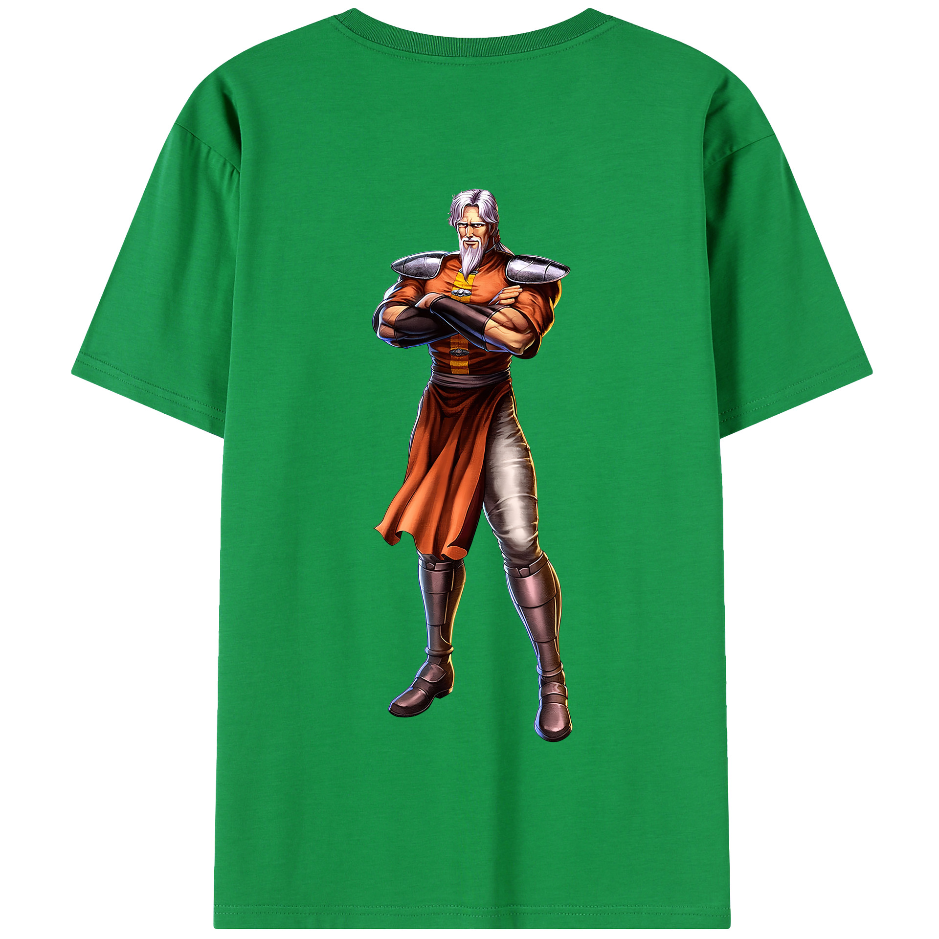 （画像用） 北斗の拳 Fist of the North Star 綿100％半袖Tシャツ（背面プリント）