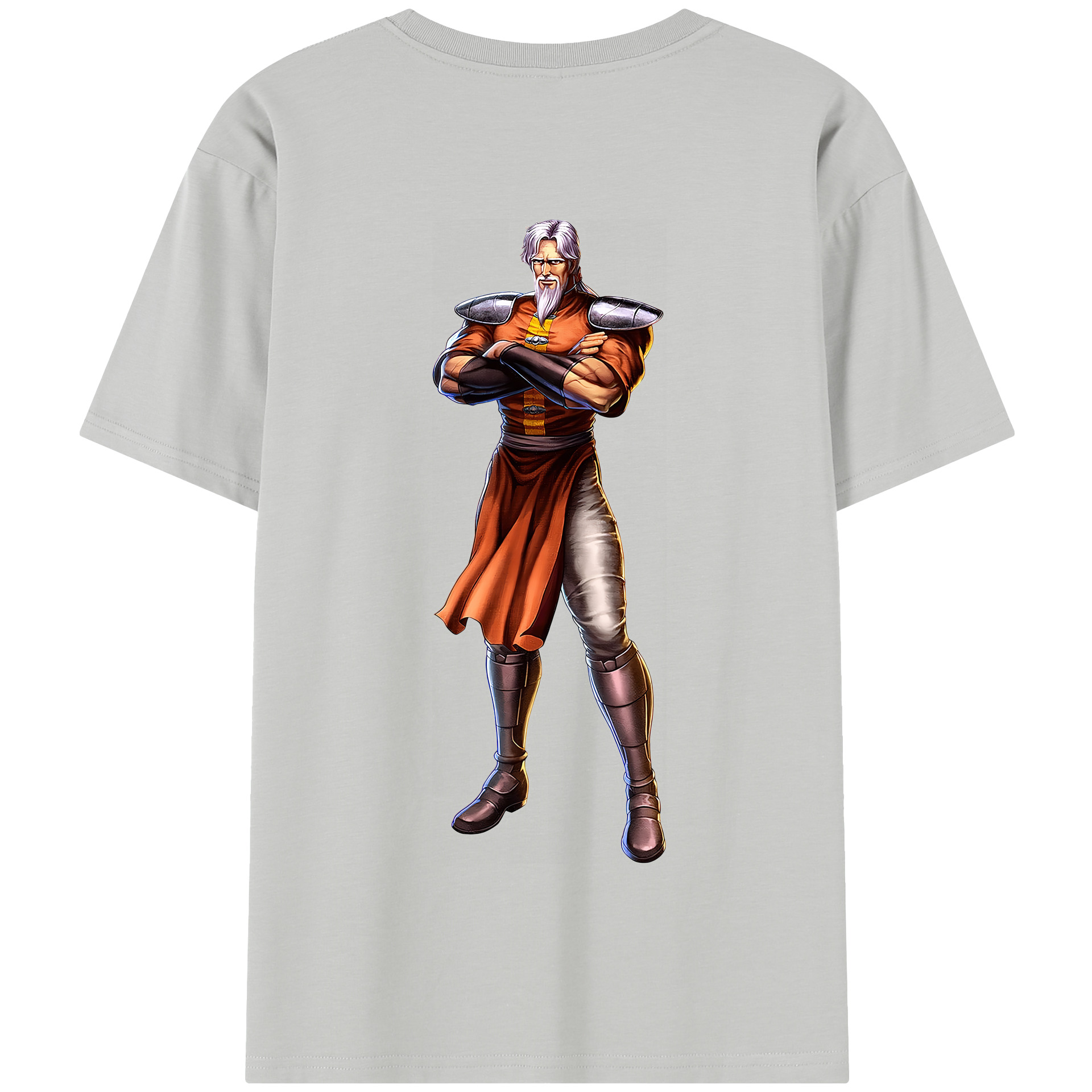 （画像用） 北斗の拳 Fist of the North Star 綿100％半袖Tシャツ（背面プリント）