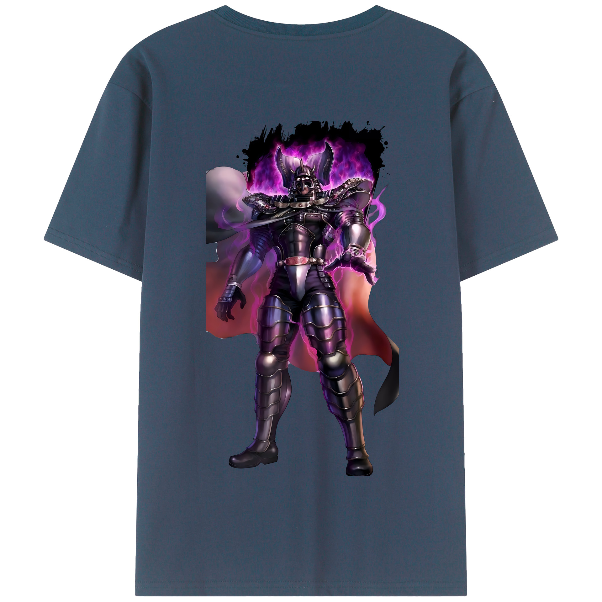 （画像用） 北斗の拳 Fist of the North Star 綿100％半袖Tシャツ（背面プリント）