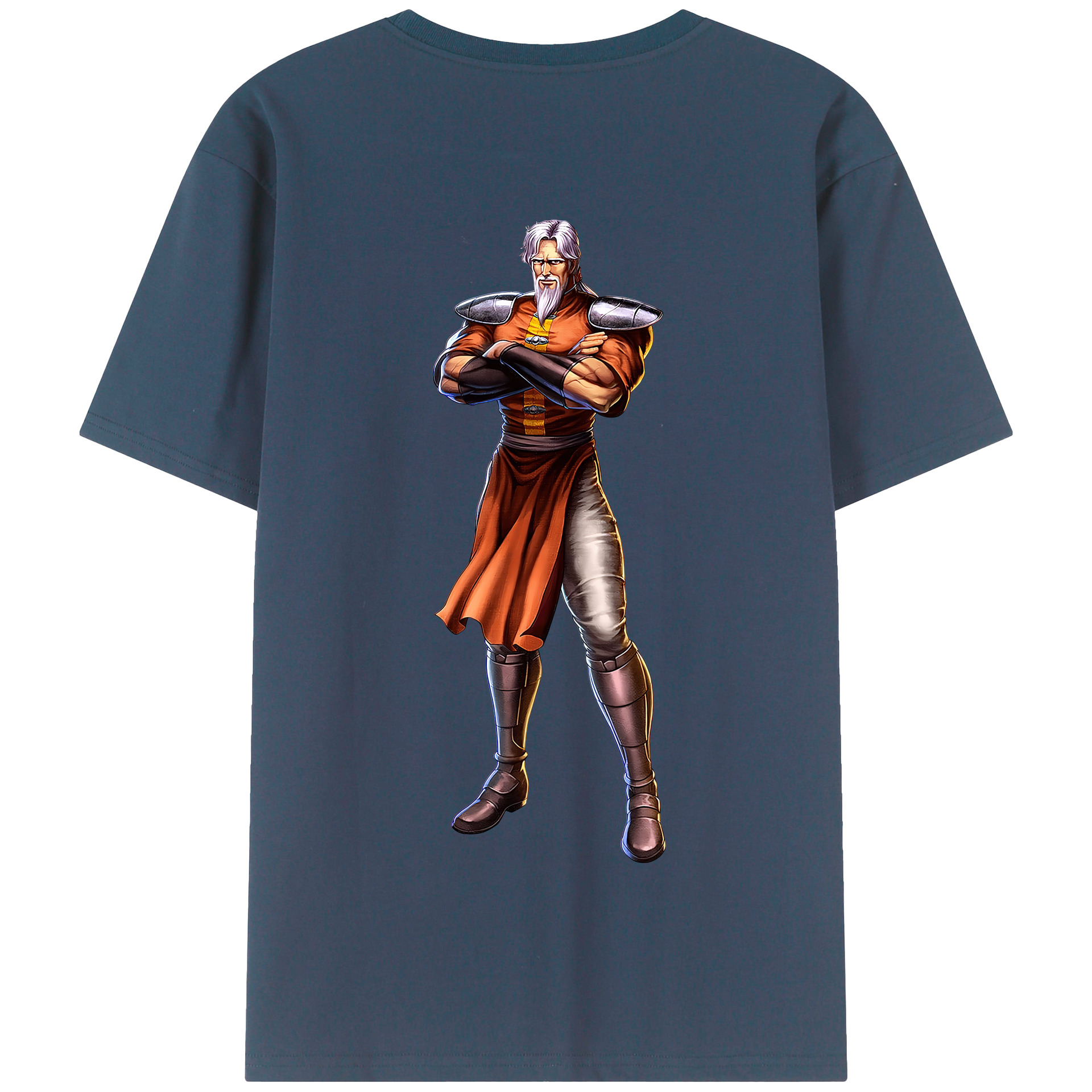 （画像用） 北斗の拳 Fist of the North Star 綿100％半袖Tシャツ（背面プリント）