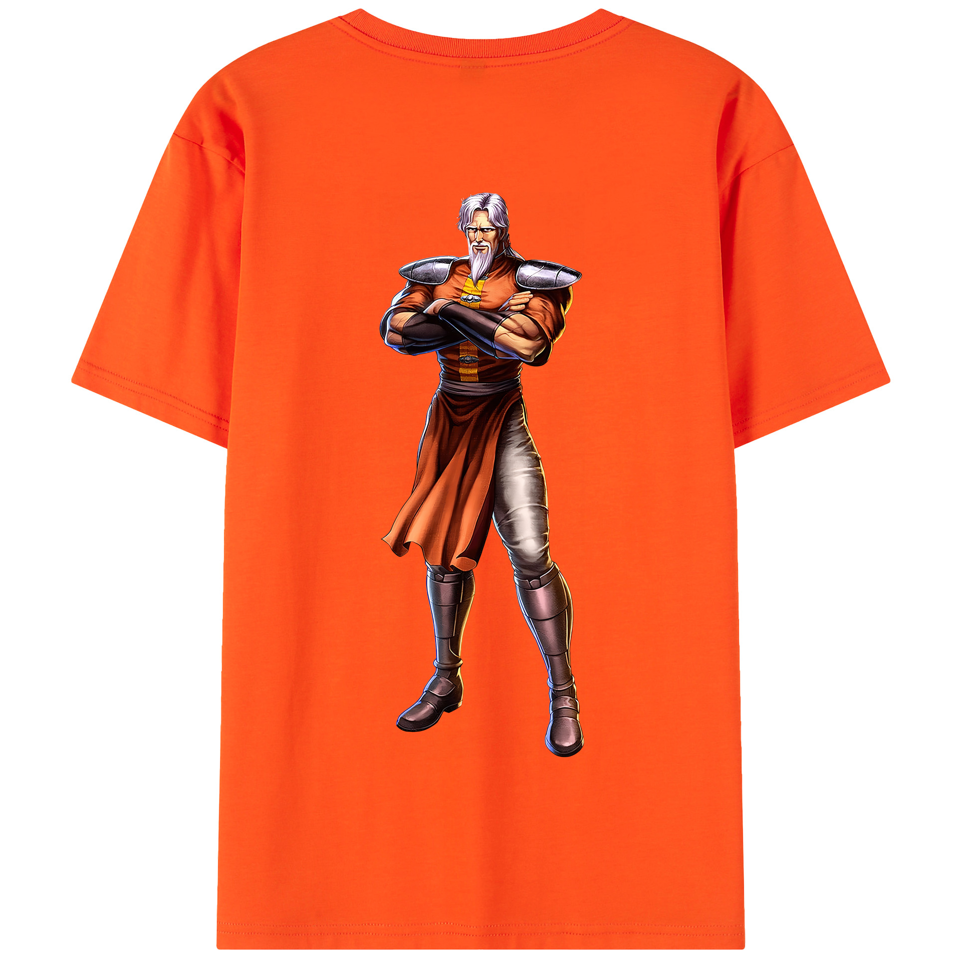 （画像用） 北斗の拳 Fist of the North Star 綿100％半袖Tシャツ（背面プリント）