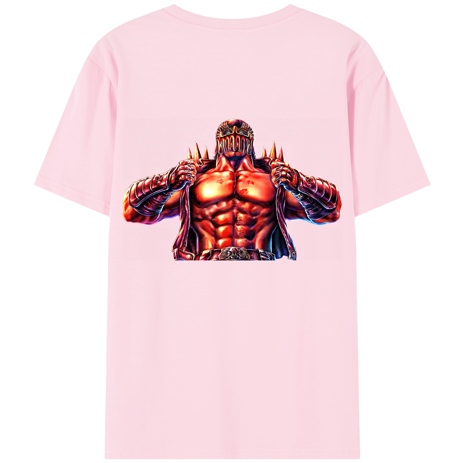 （画像用） 北斗の拳 Fist of the North Star 綿100％半袖Tシャツ（背面プリント）