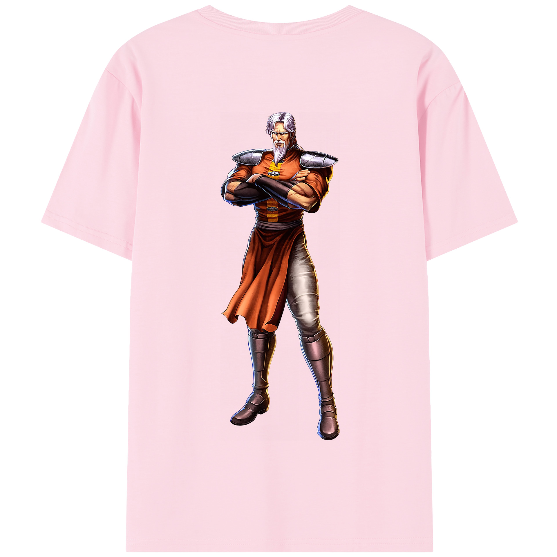 （画像用） 北斗の拳 Fist of the North Star 綿100％半袖Tシャツ（背面プリント）