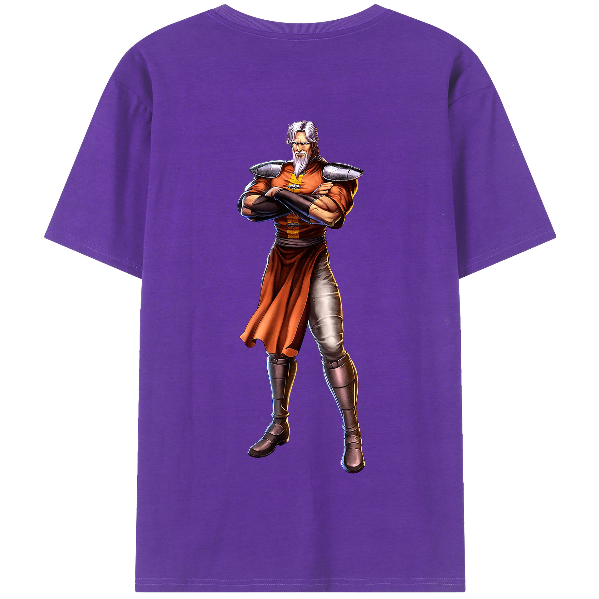 （画像用） 北斗の拳 Fist of the North Star 綿100％半袖Tシャツ（背面プリント）