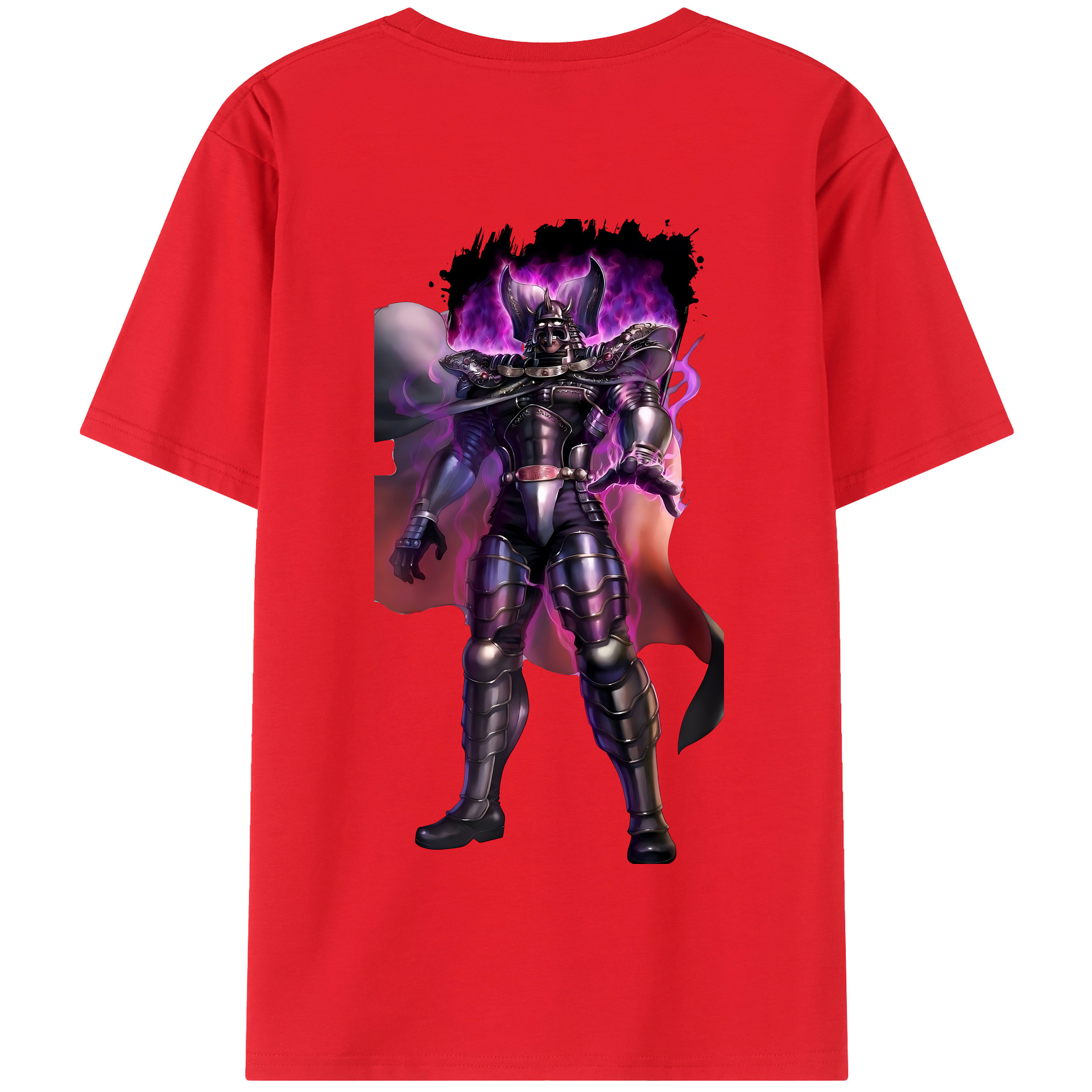 （画像用） 北斗の拳 Fist of the North Star 綿100％半袖Tシャツ（背面プリント）