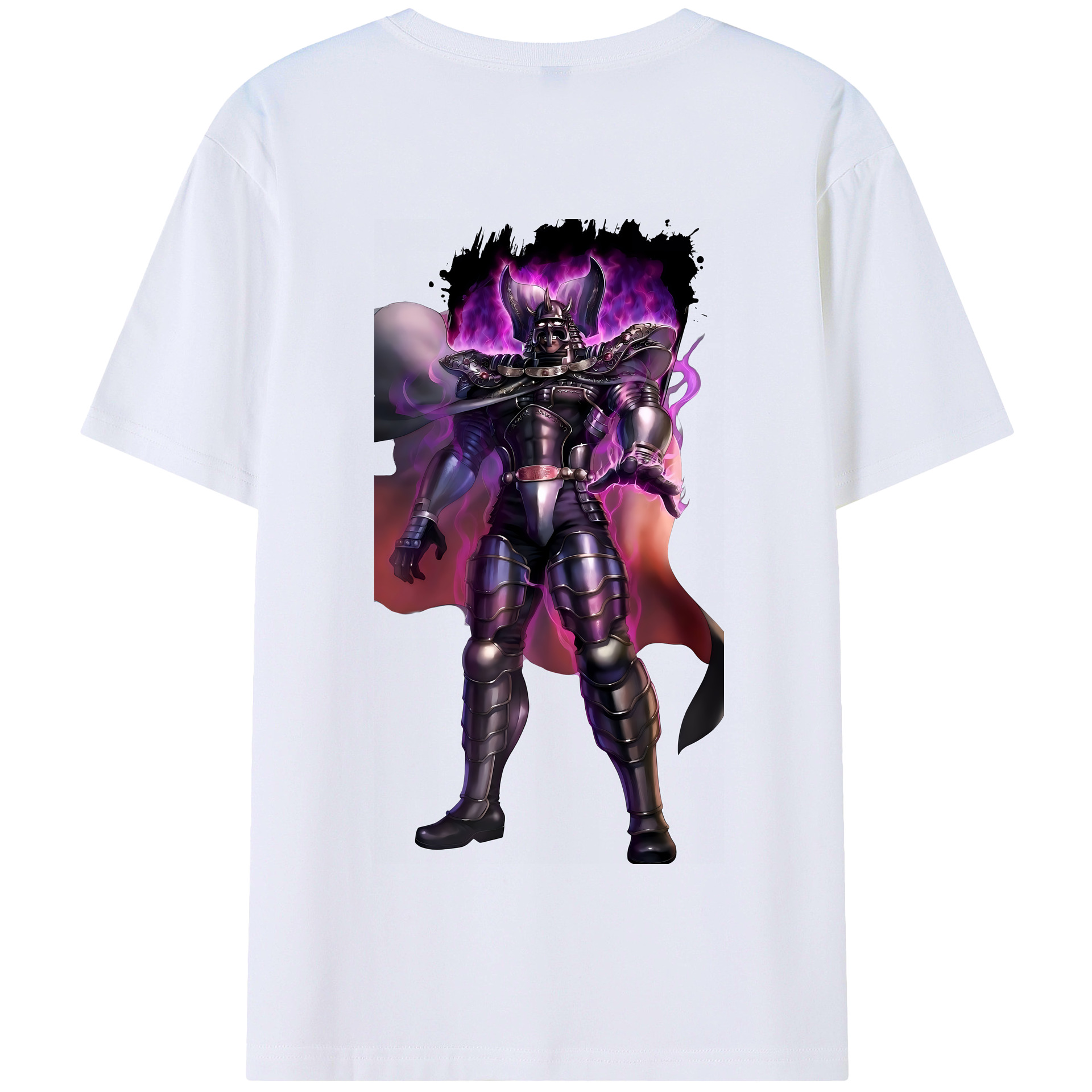 （画像用） 北斗の拳 Fist of the North Star 綿100％半袖Tシャツ（背面プリント）