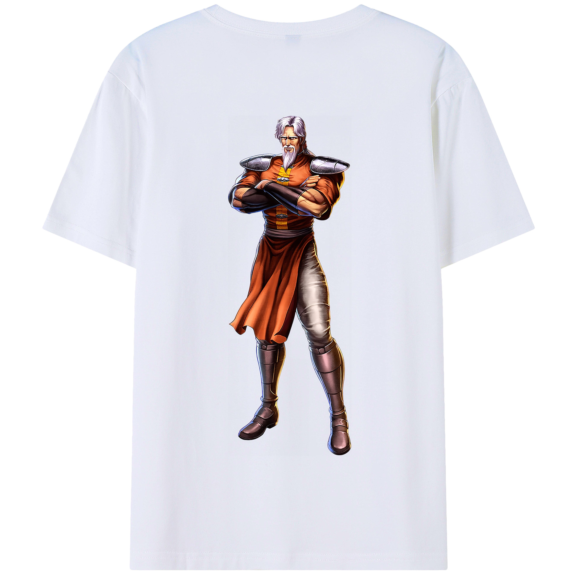 （画像用） 北斗の拳 Fist of the North Star 綿100％半袖Tシャツ（背面プリント）
